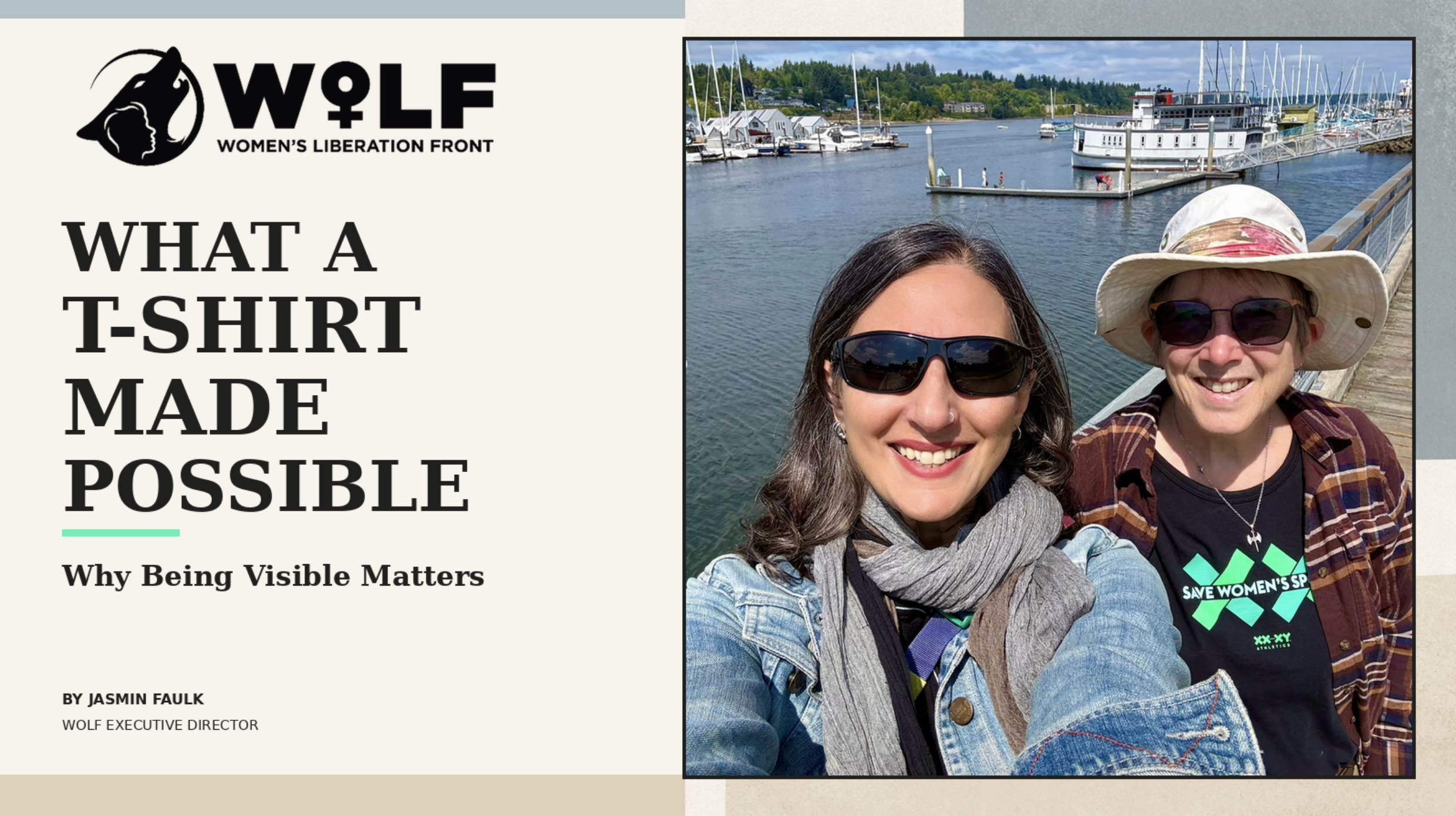 What a T-Shirt Made Possible: Why Being Visible Matters