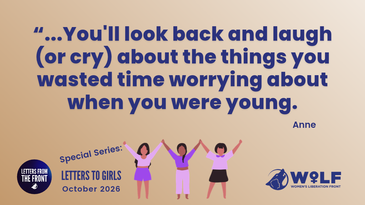 “...You'll look back and laugh (or cry) about the things you wasted time worrying about when you were young.