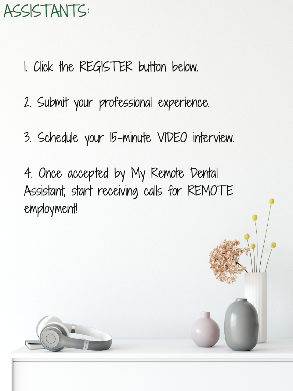 How it works — My Remote Dental Assistant