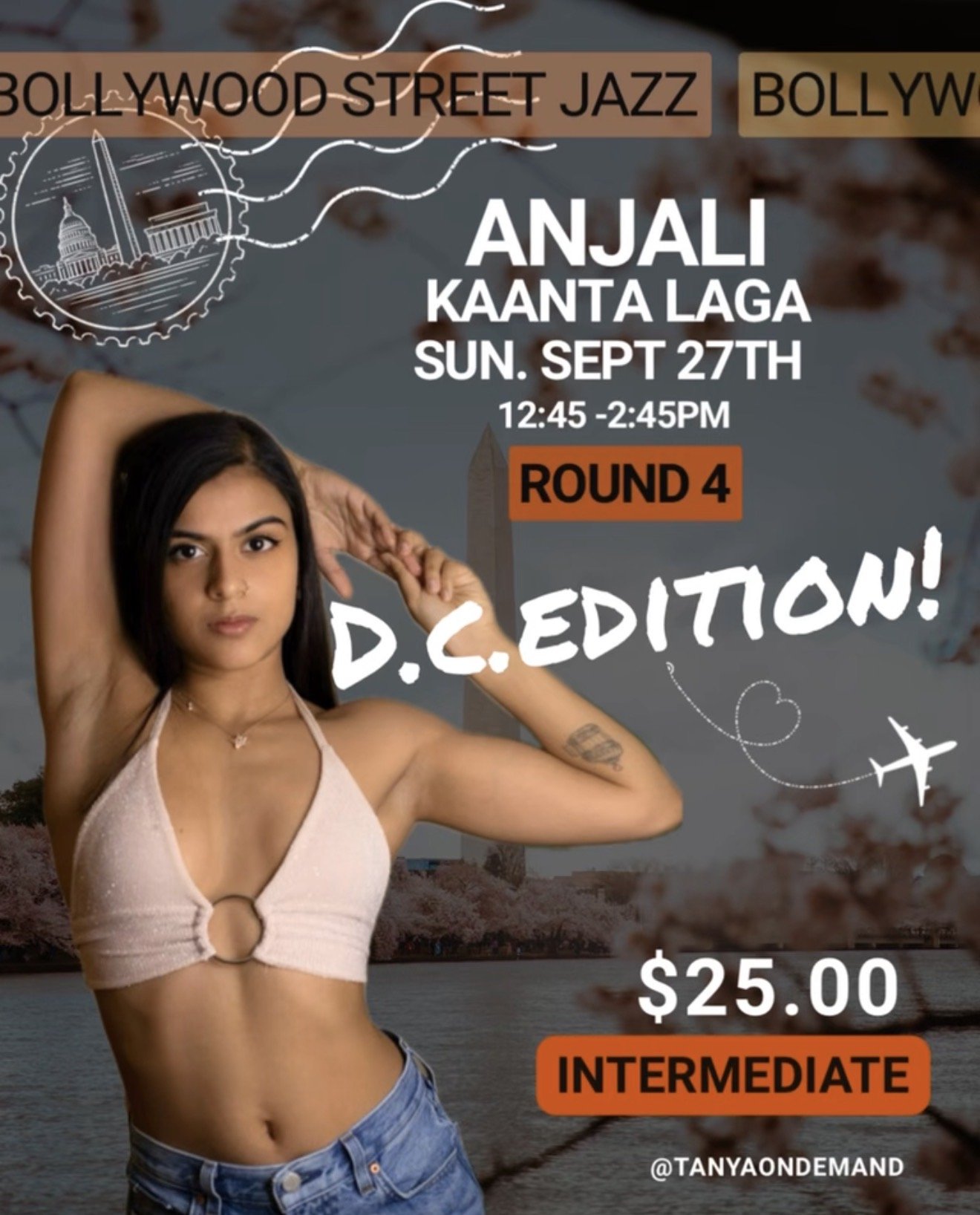 Kaanta Laga in D.C. with Anjali: Sunday Sept 27th, 12:45pm