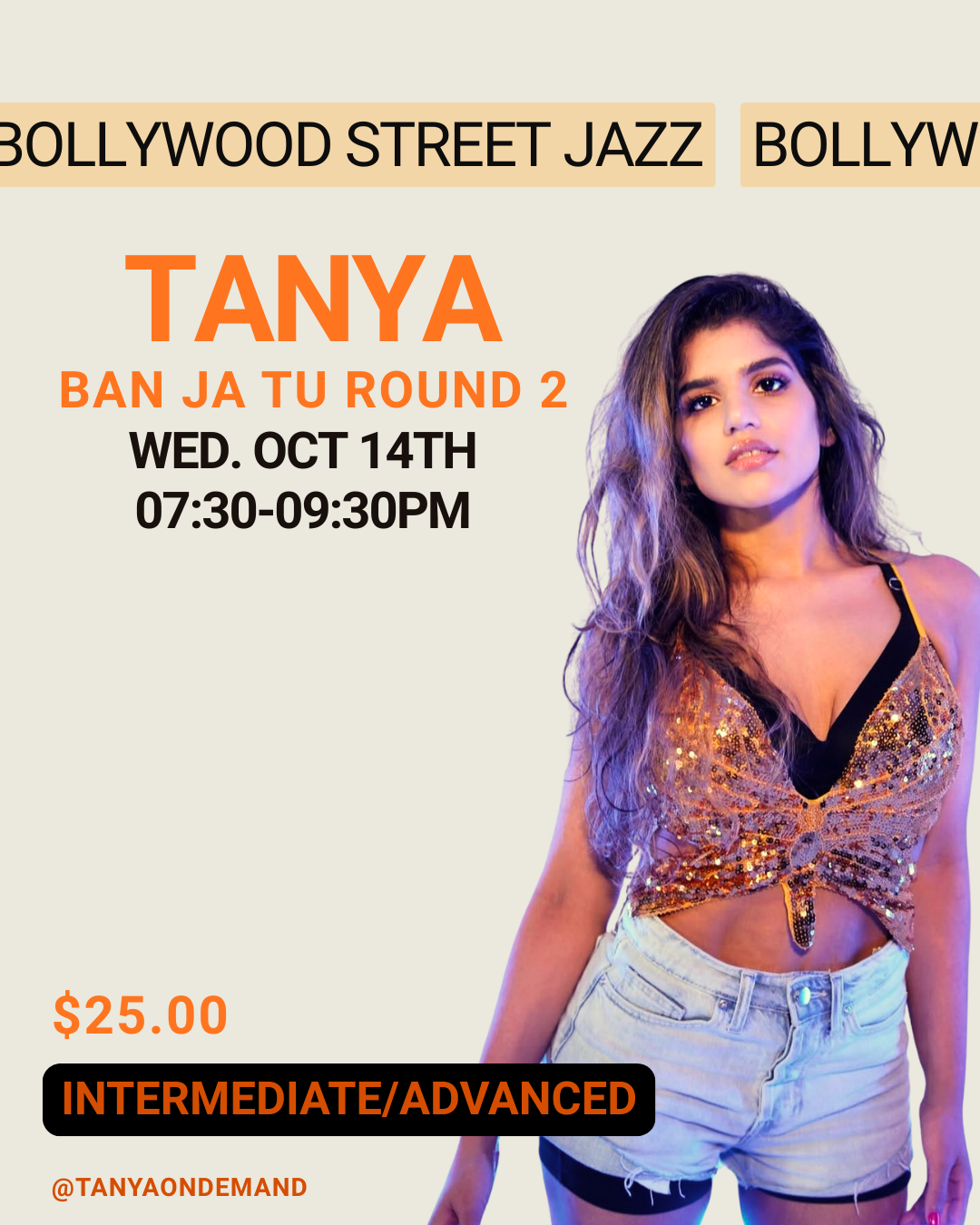 Ban Ja Tu Round 2 with Tanya Thanawalla (Wed Oct 14th, 7:30pm-9:30pm)