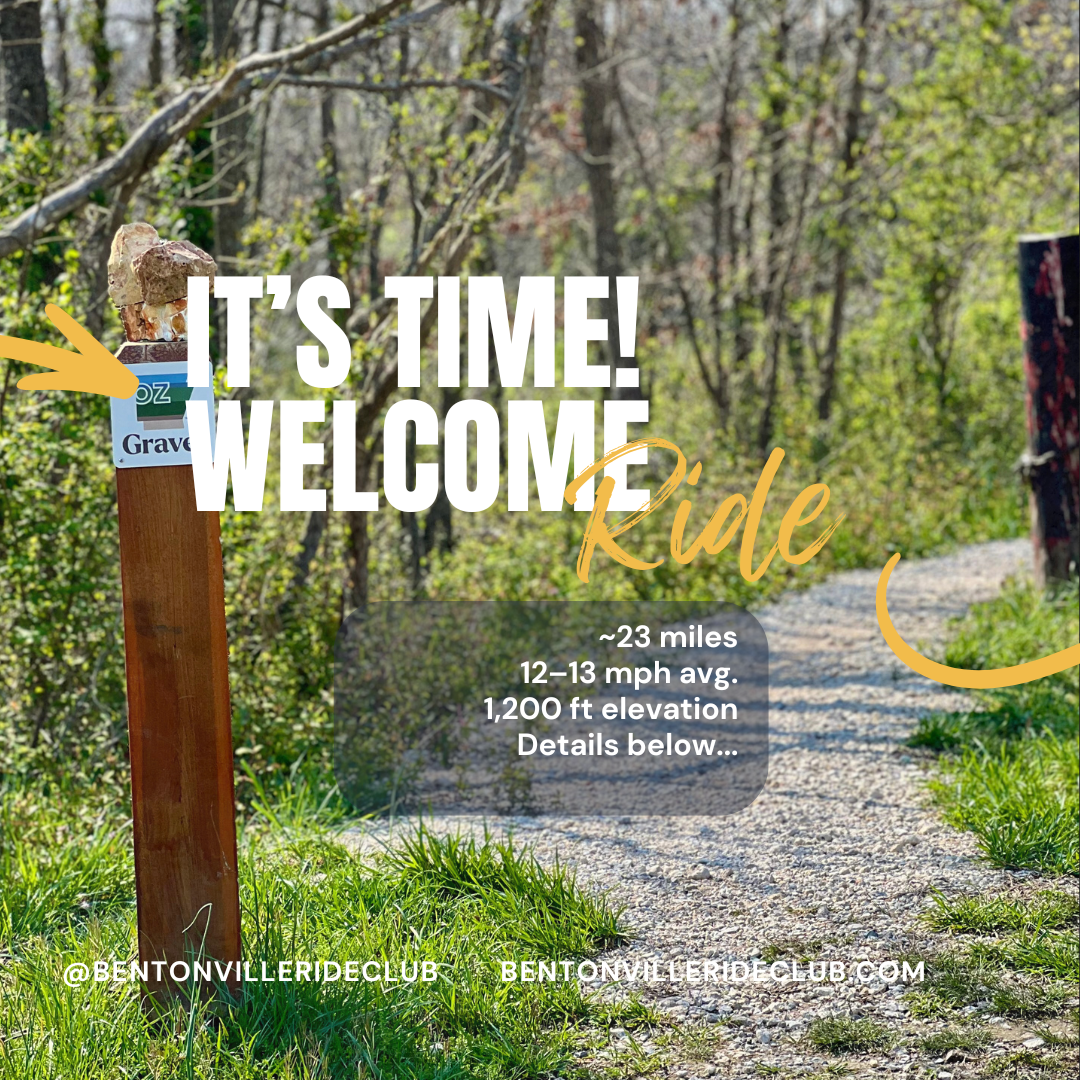 Welcome to Bentonville Ride Club Introduction & Ride (Oct)
