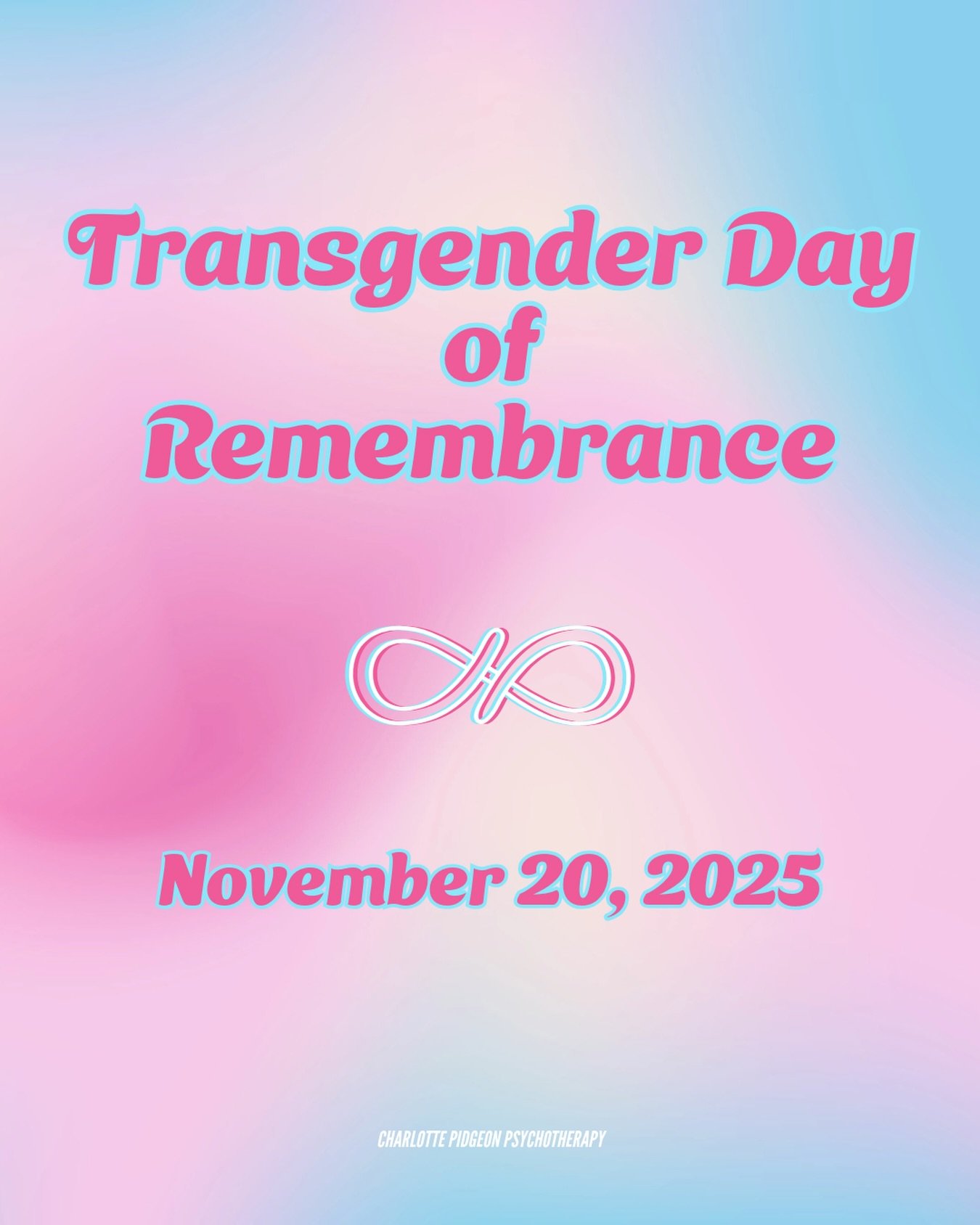 November 20 is Transgender Day of Remembrance. Today, we honor the trans lives lost to violence and hate, and continue advocating for trans rights, recognition, and access to gender-affirming care. With everything currently happening in the world, fr
