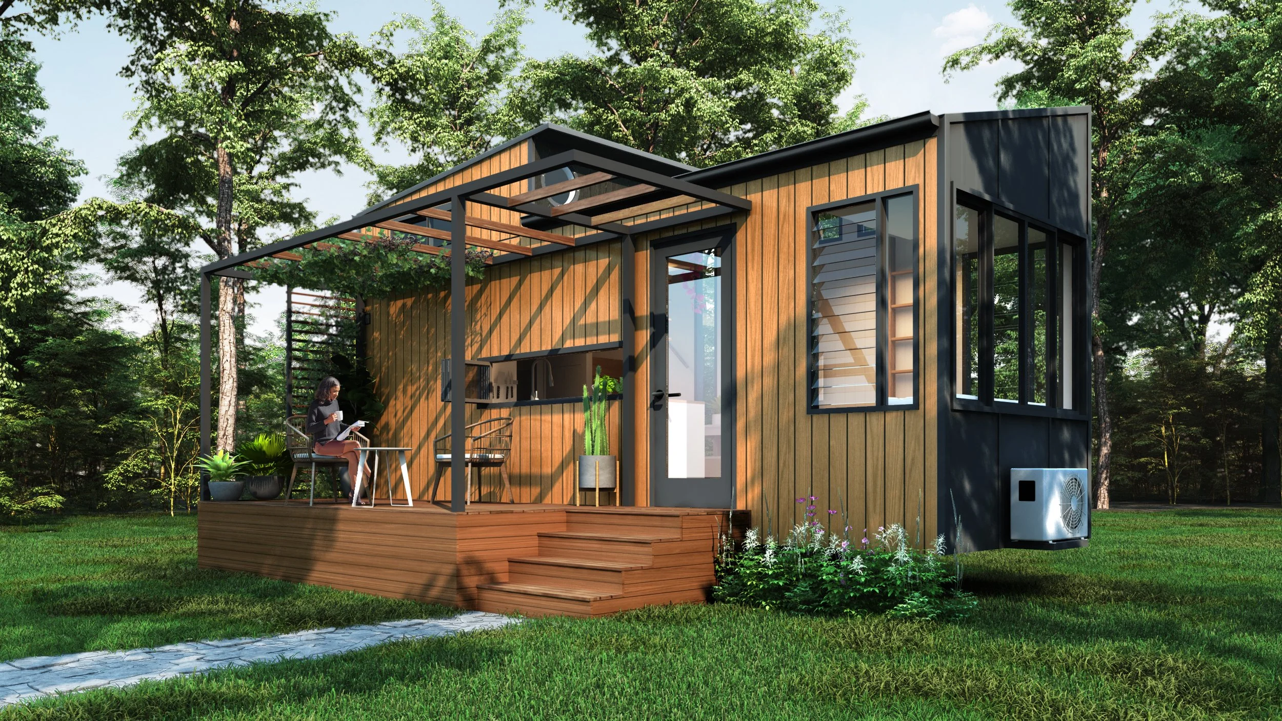Tiny Home Exterior by Bretts