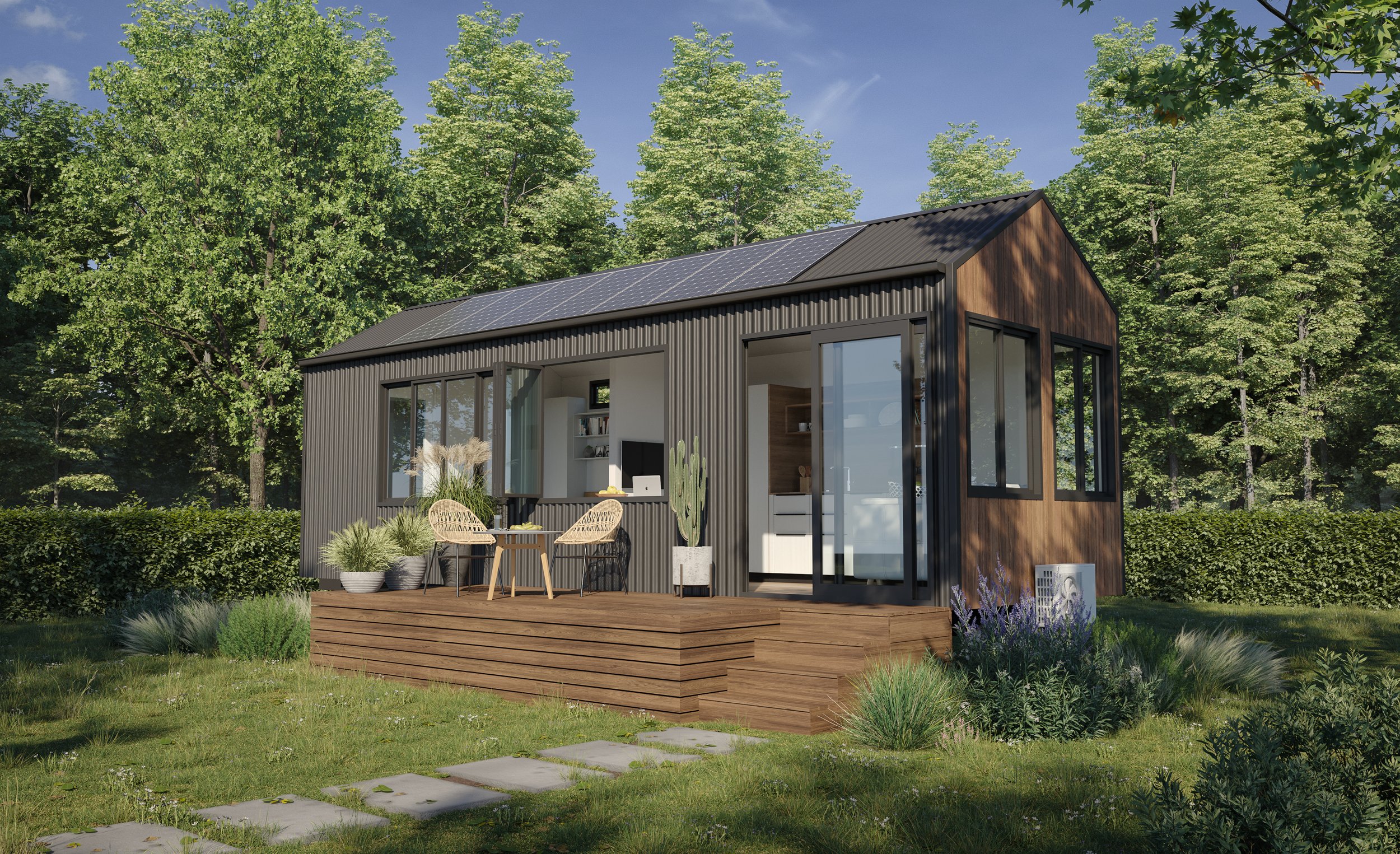 Tiny Home Exterior by Bretts