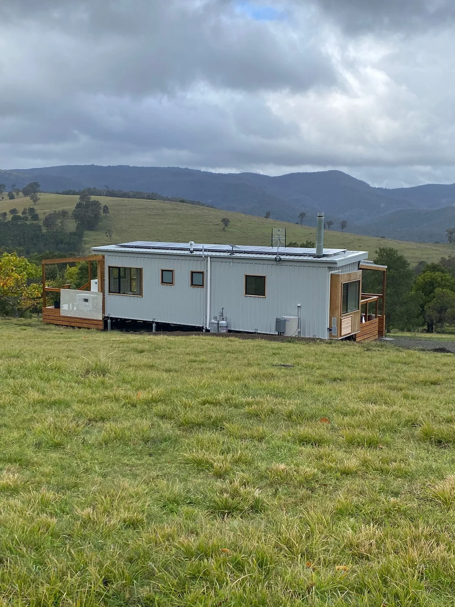 WTree tiny home placed on site