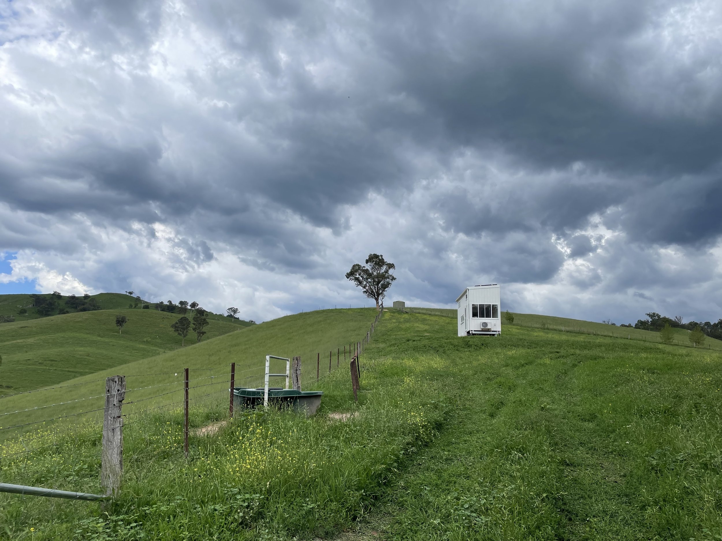 Custom Hartley tiny home in the landscape
