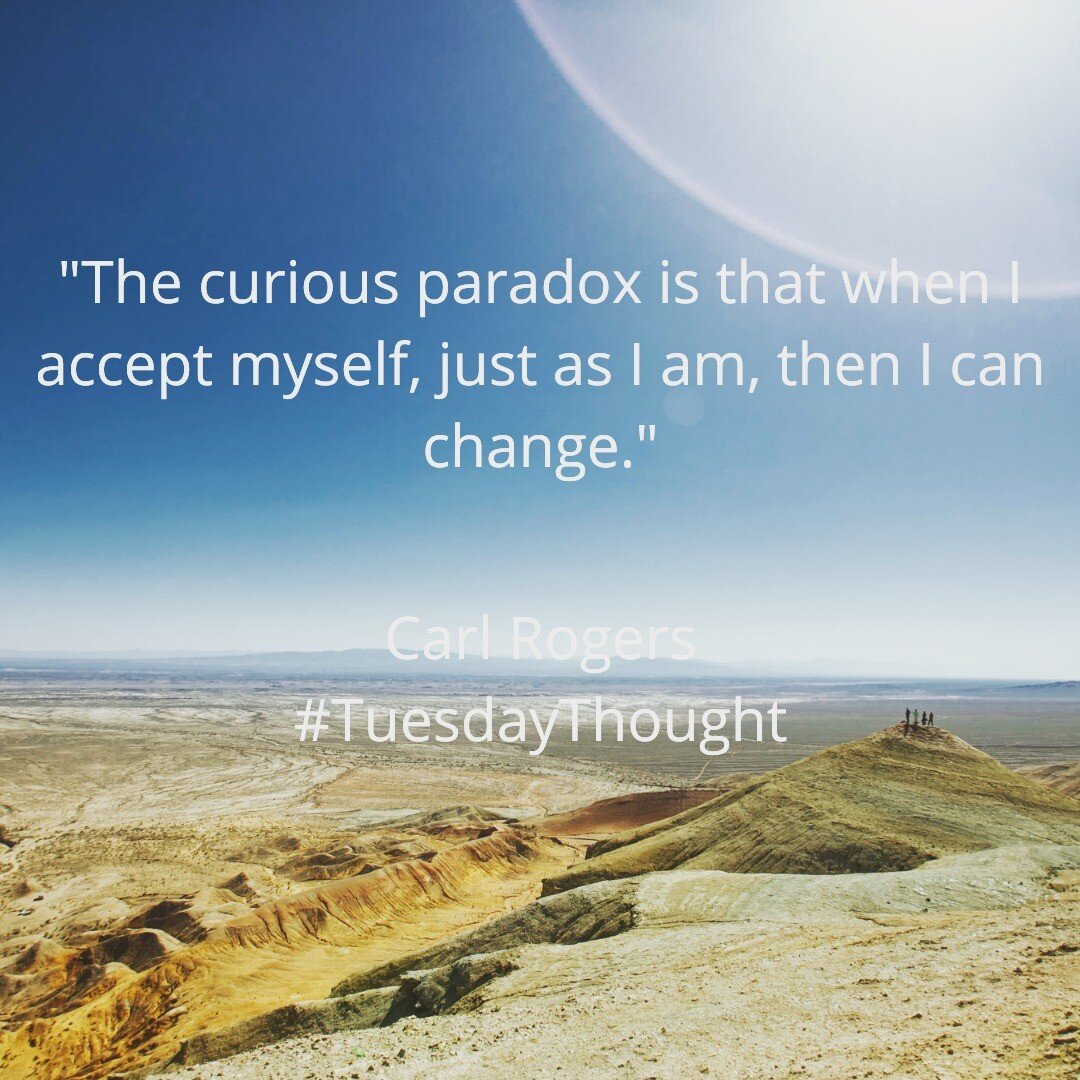 I absolutely loved the Carl Rogers book, On Becoming a Person, when I was in college (many, many moons ago). He believed that all people had an inherent need to grow and achieve. I think I internalized this all those years ago because I still feel th