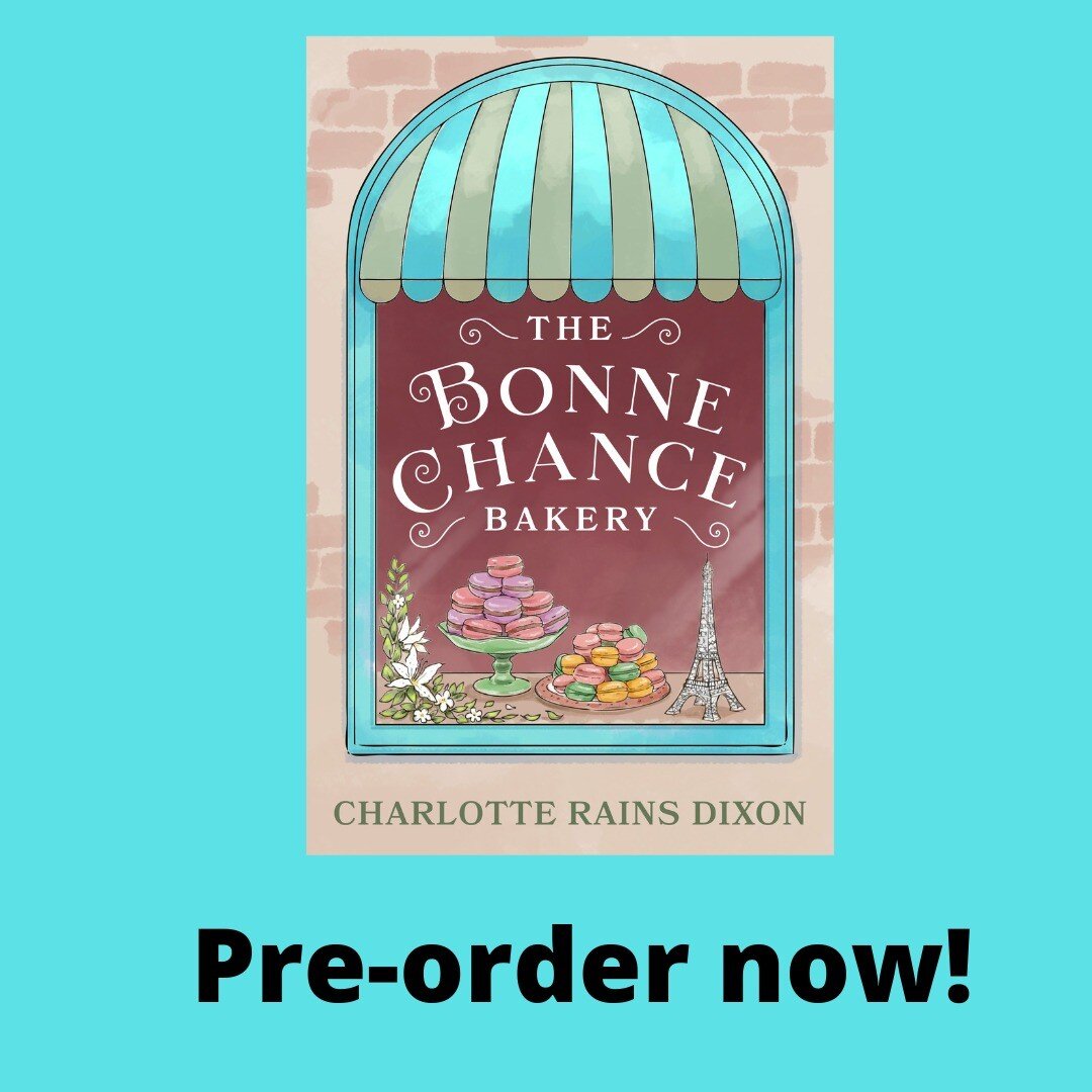 Cover reveal! So excited to announce that my novel, The Bonne Chance Bakery, is now available for pre-order on Amazon. Link in bio. For the moment it's Ebook only, but I'm going to tackle the print version next. Official pub date is September 28th (a