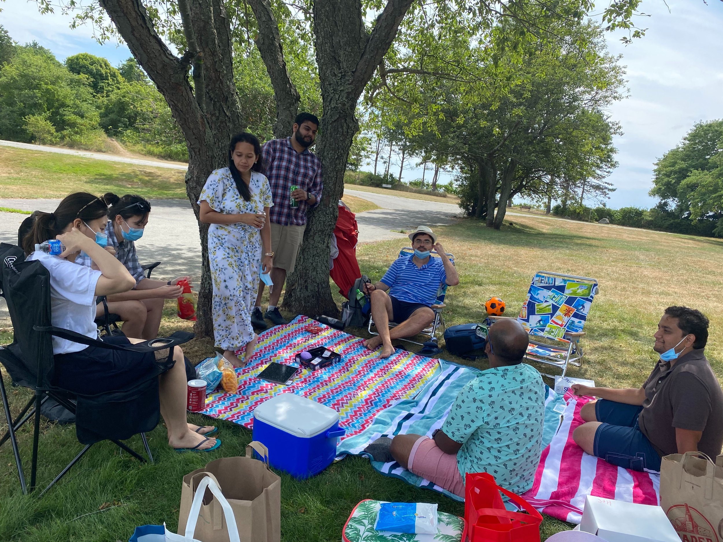 Lab outing @ Nahant, August 2020