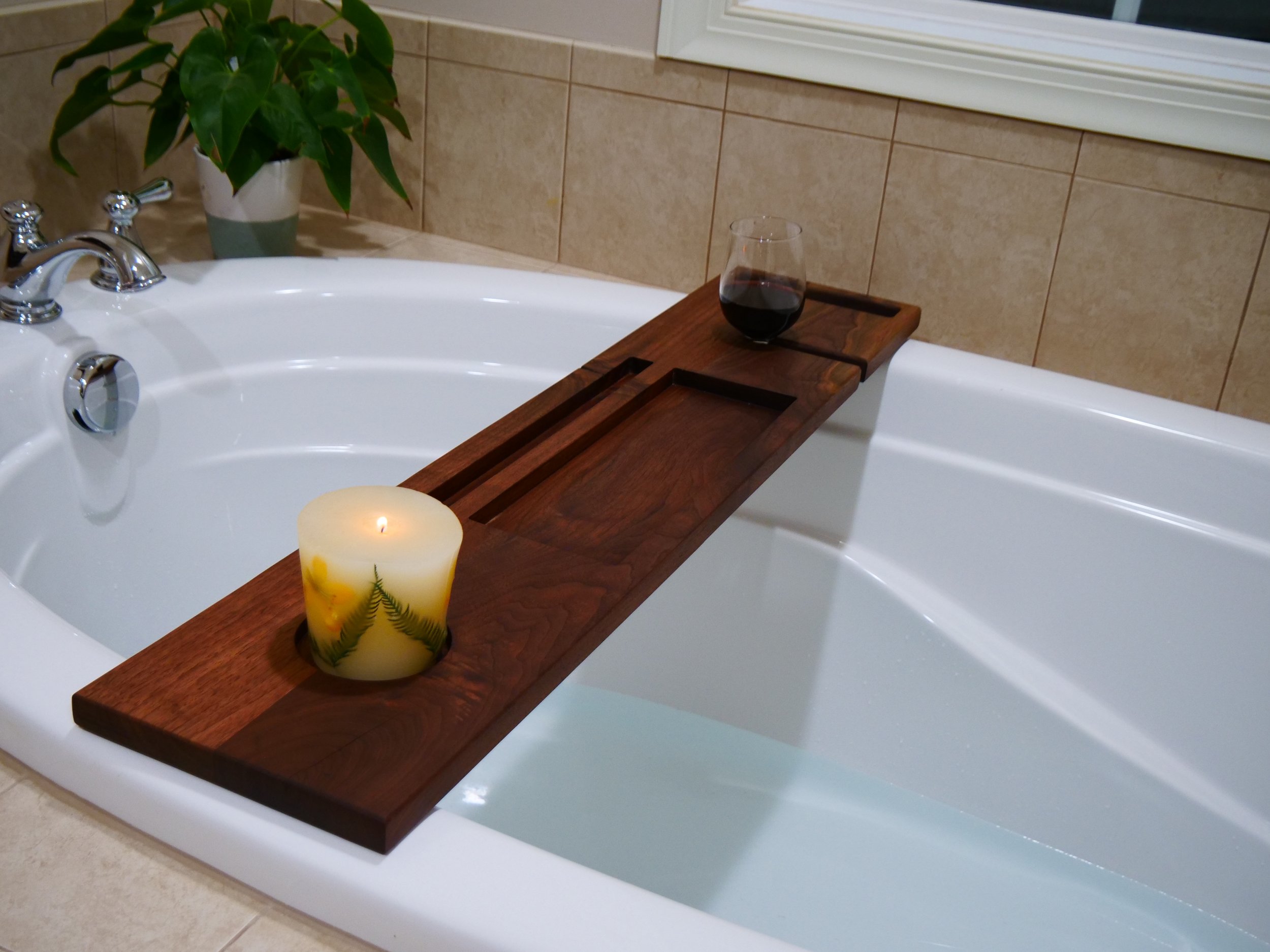Walnut Bath Caddy — The Wood Room Project