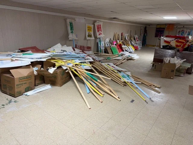  Before photo: Basement prior to building out the Voces de la Frontera Rapid Response Art Space 