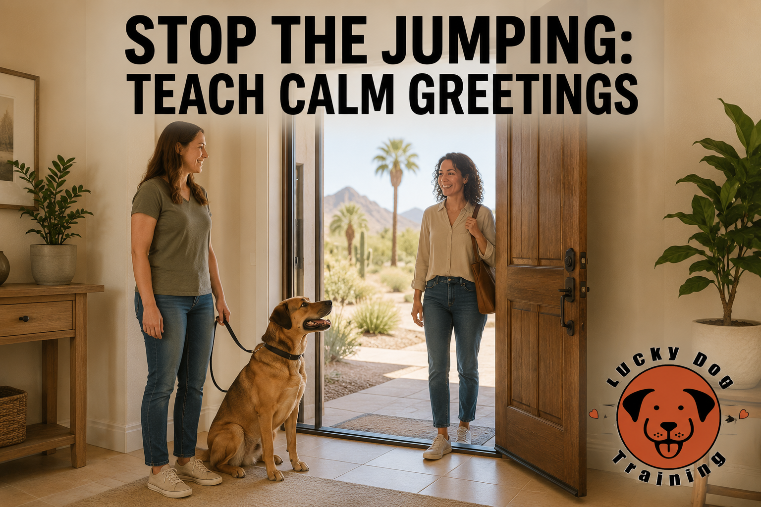 How to Stop Your Dog From Jumping on Guests: Teaching Calm Greetings