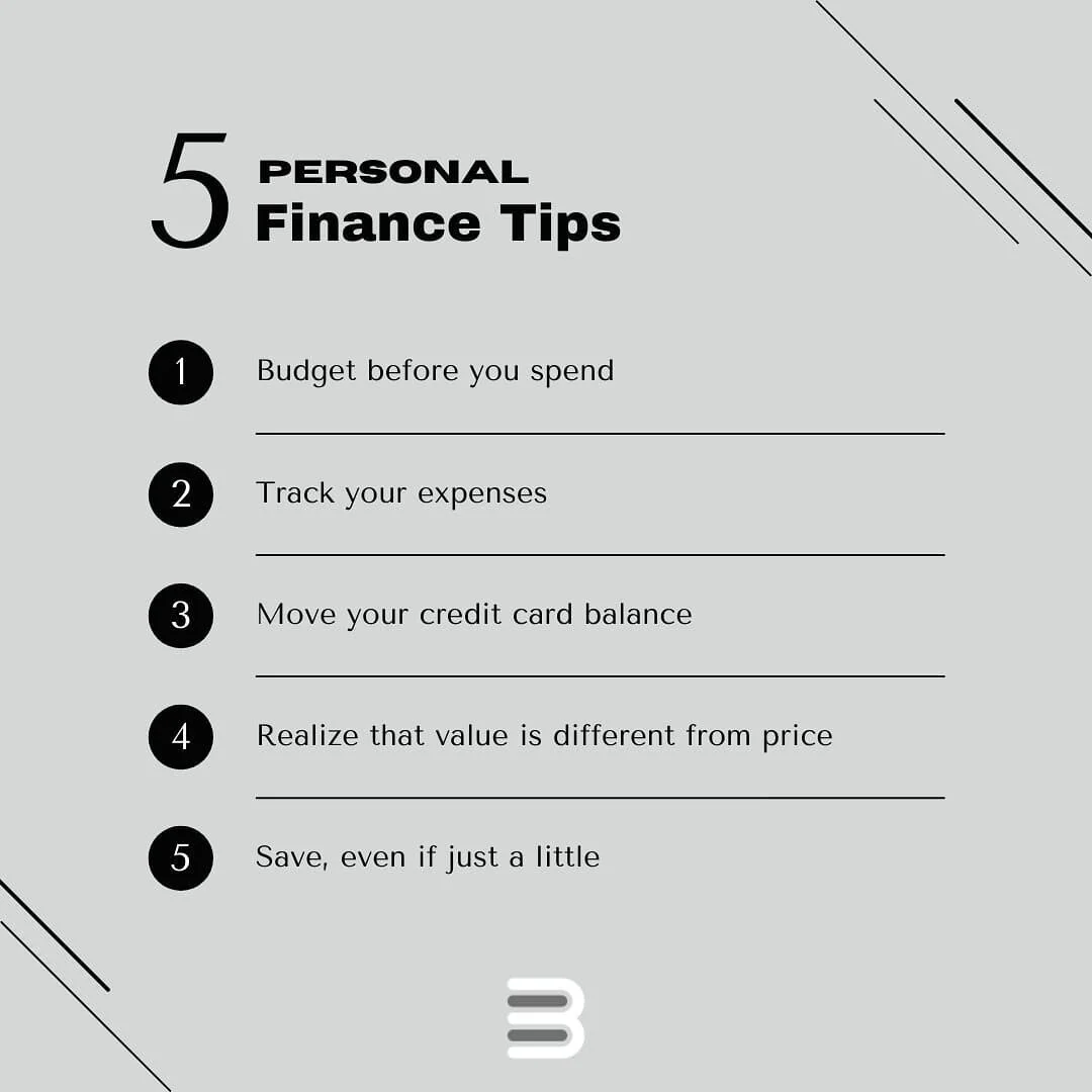 5 personal tips 🤝