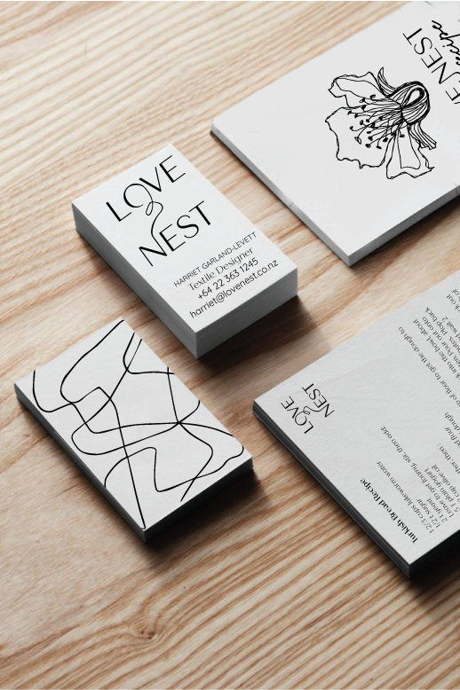 Love Nest Branding with Illustrations