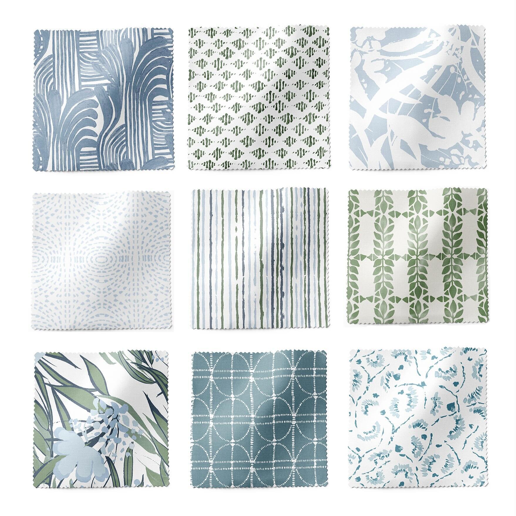 Stepping into spring with our new blue and green colorways.

If you&rsquo;re in the trade, we&rsquo;re here for you! Register for an account through our website to receive complementary swatches. 
.
.
.
.
.
#designerfabrics #tothetrade #patternplay #