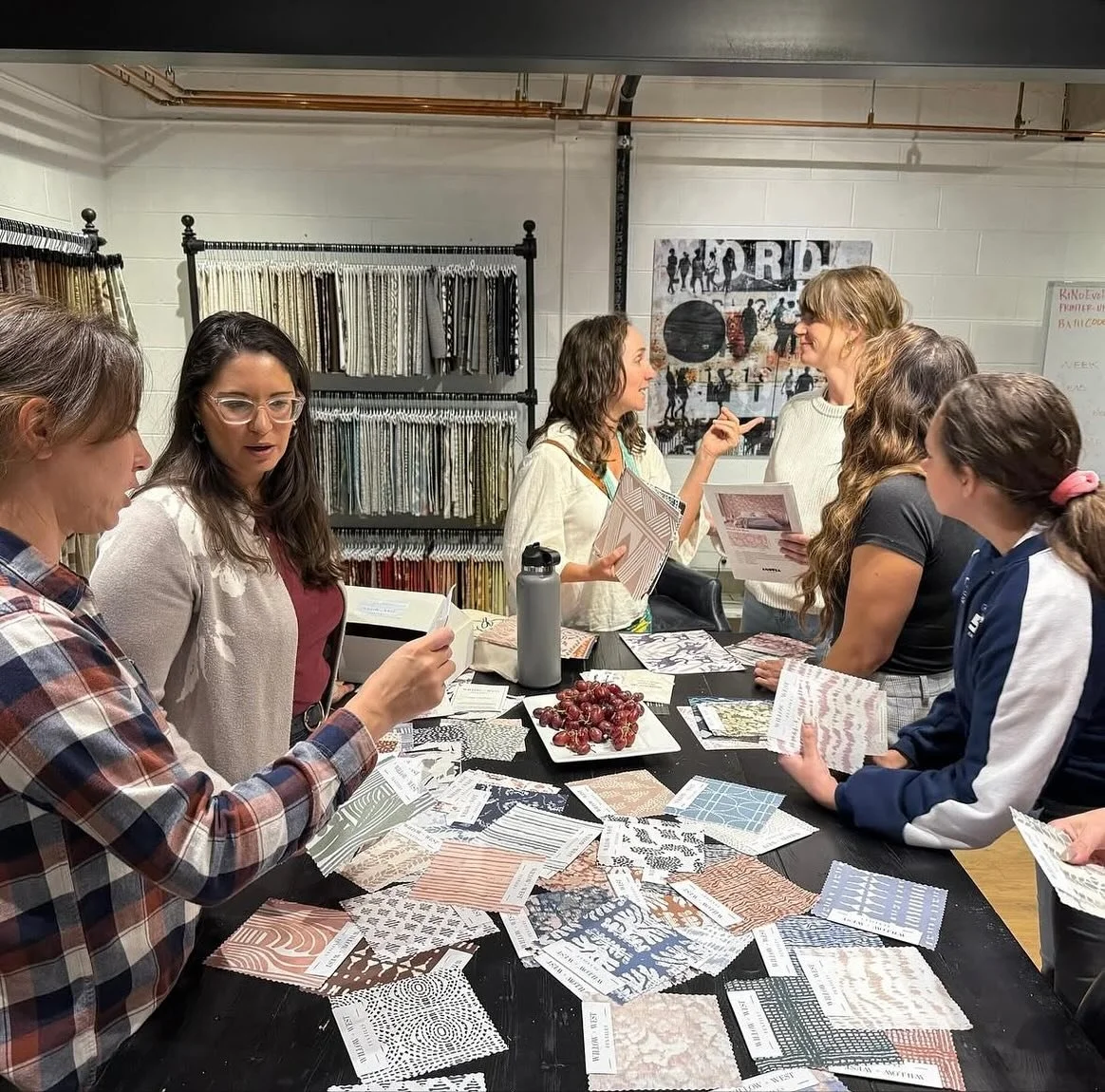 Loved sharing our eco-conscious textile collection through @thegfda&rsquo;s Designing with Purpose events with @design_wright_studios and @hsiddenver.