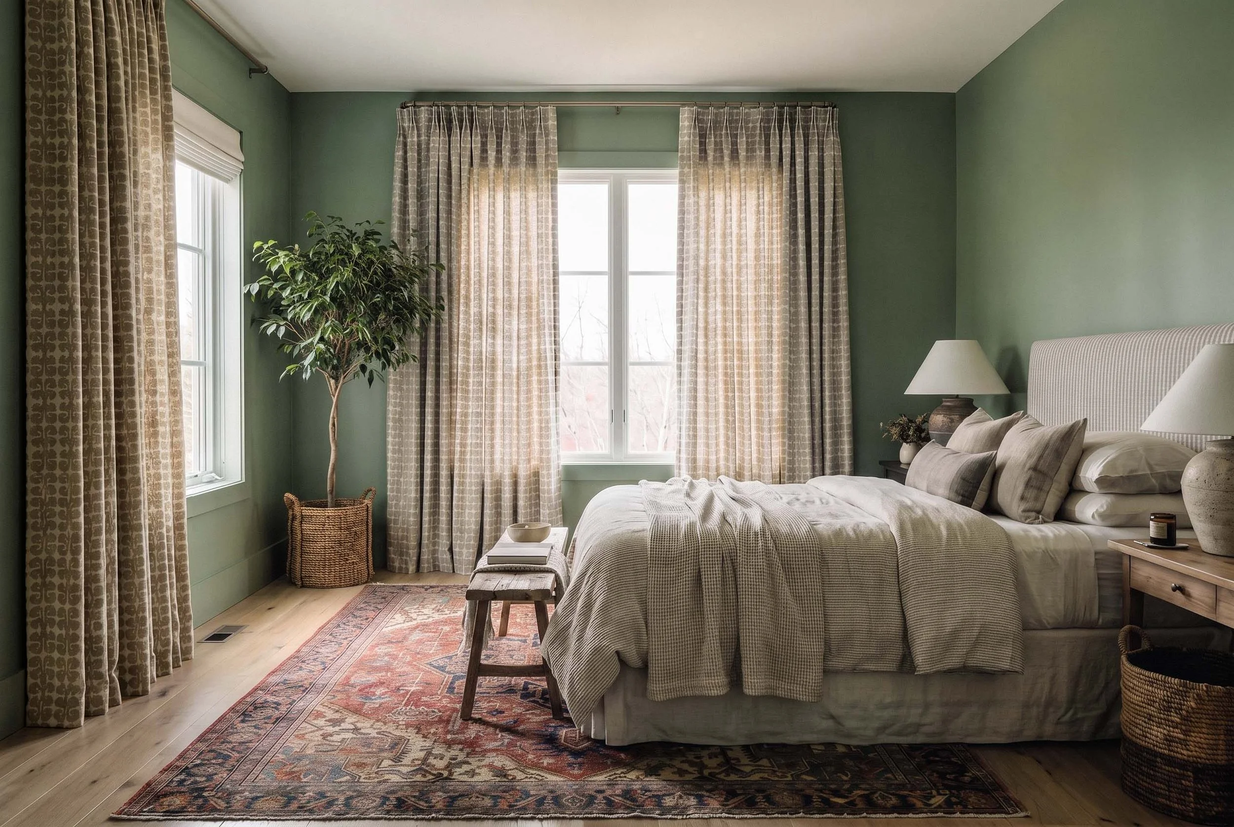 Zara sisal drapery in bedroom.jpg