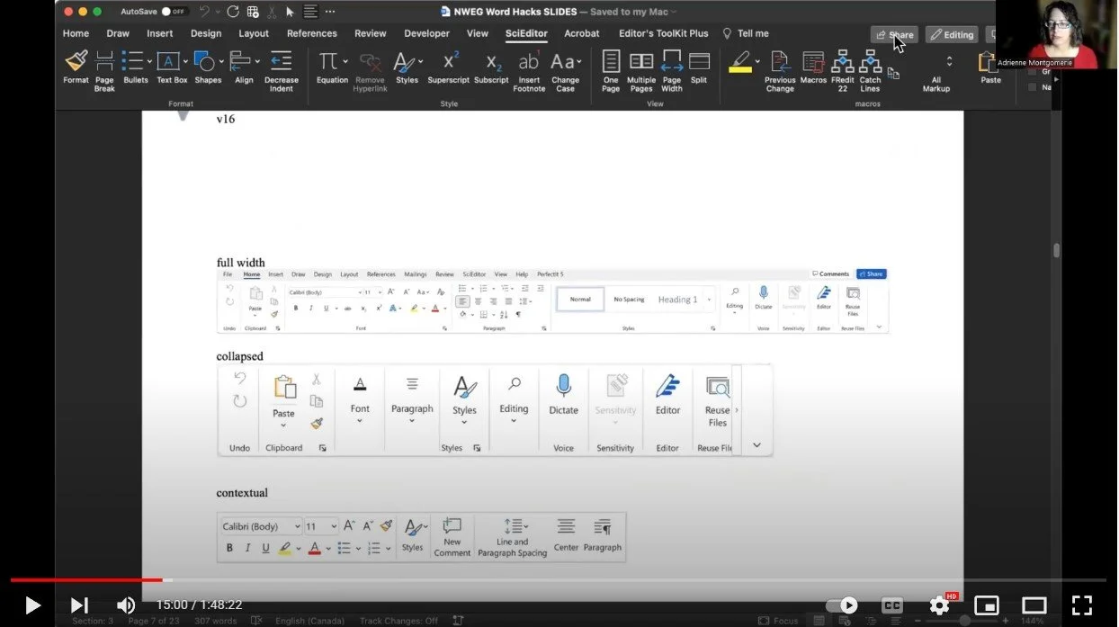 MS Word Heroics—Tech Cheats with Adrienne Montgomerie