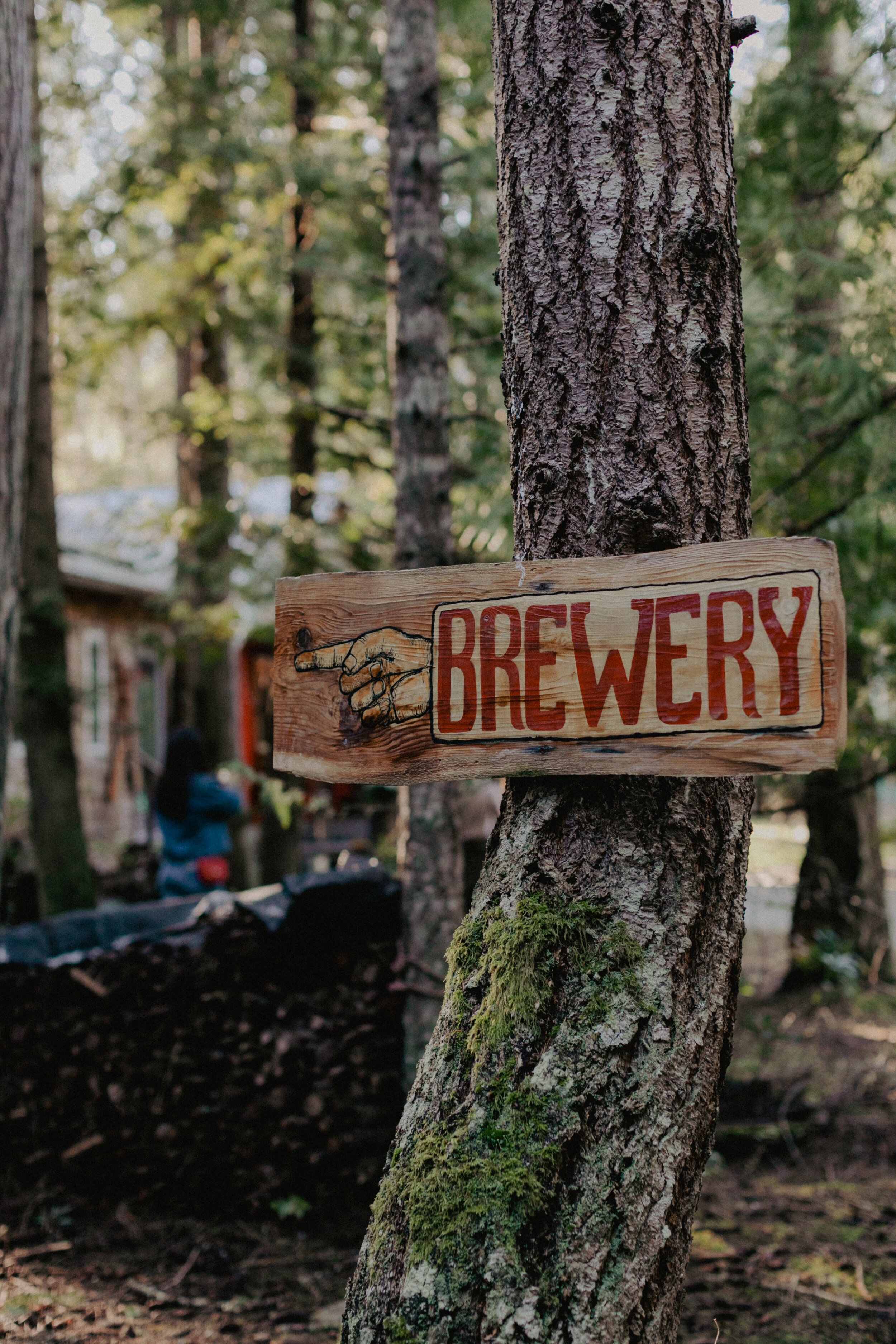 Signage at Mayne Island Brewing Company