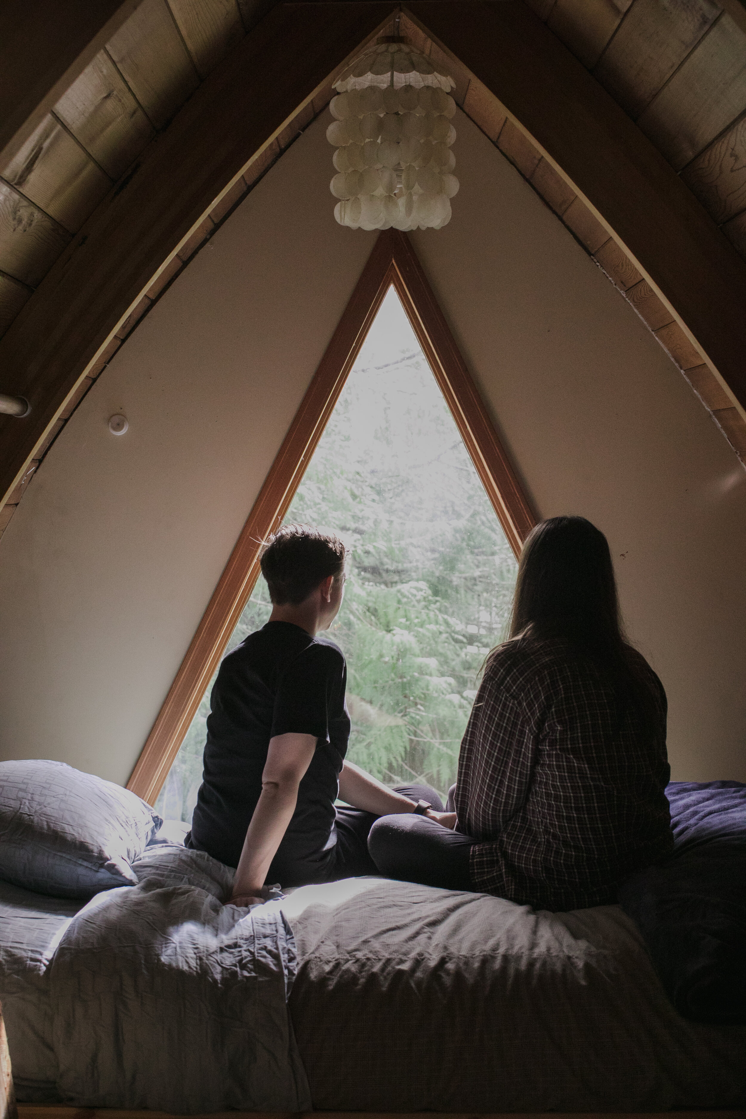 Inside of an airbnb on Mayne Island