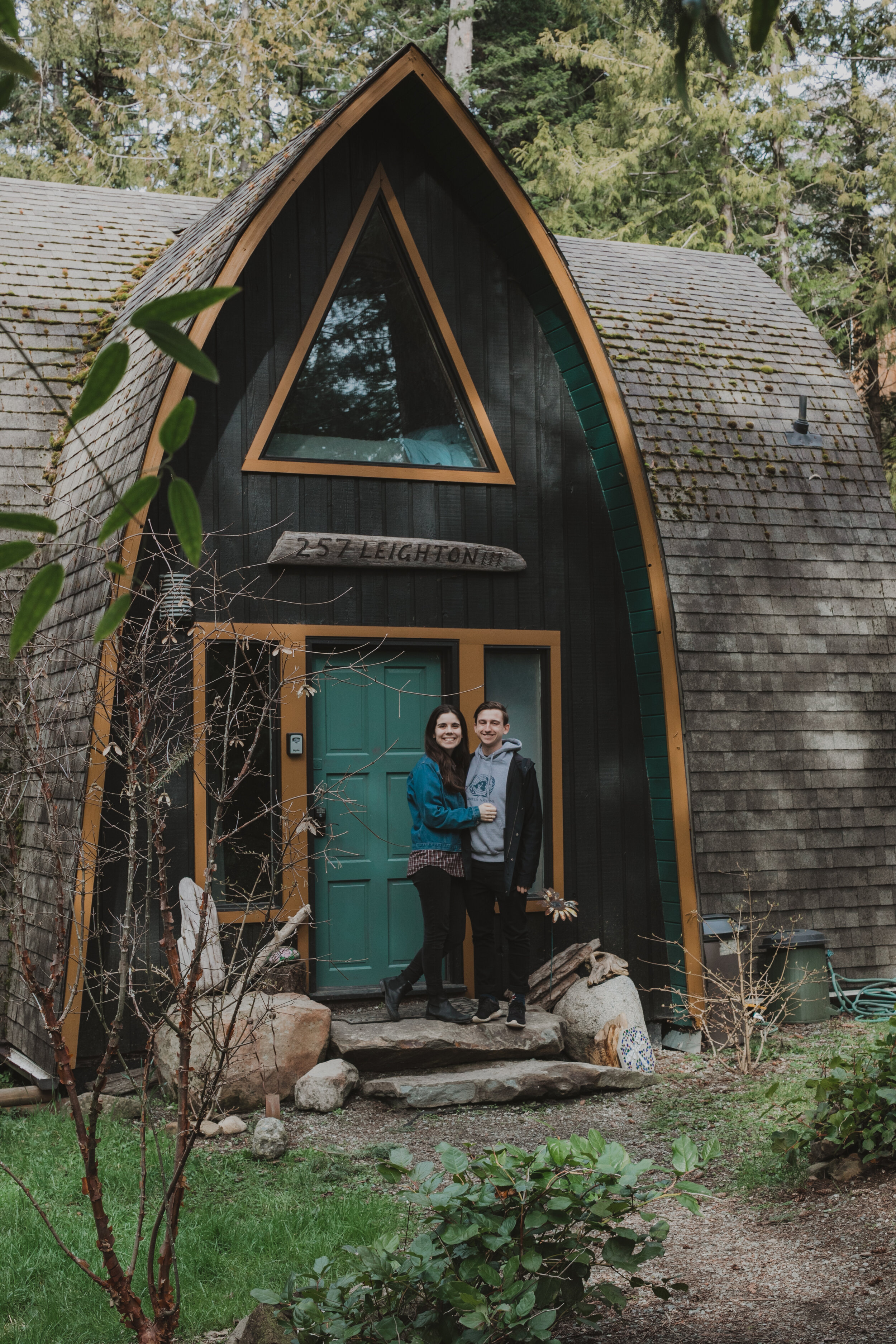 Exterior of an Airbnb on Mayne Island