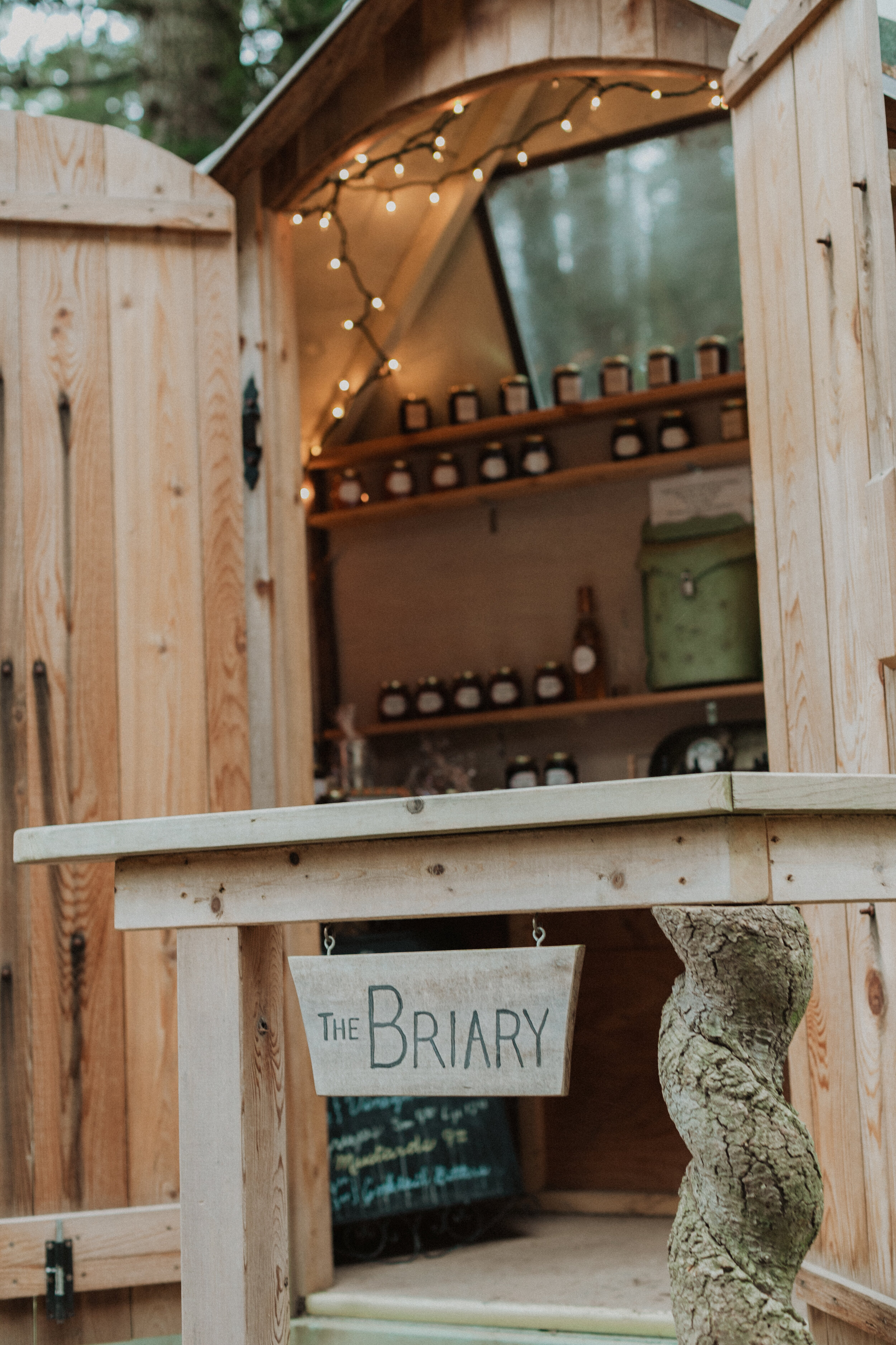 The Briary roadside stand on Mayne Island