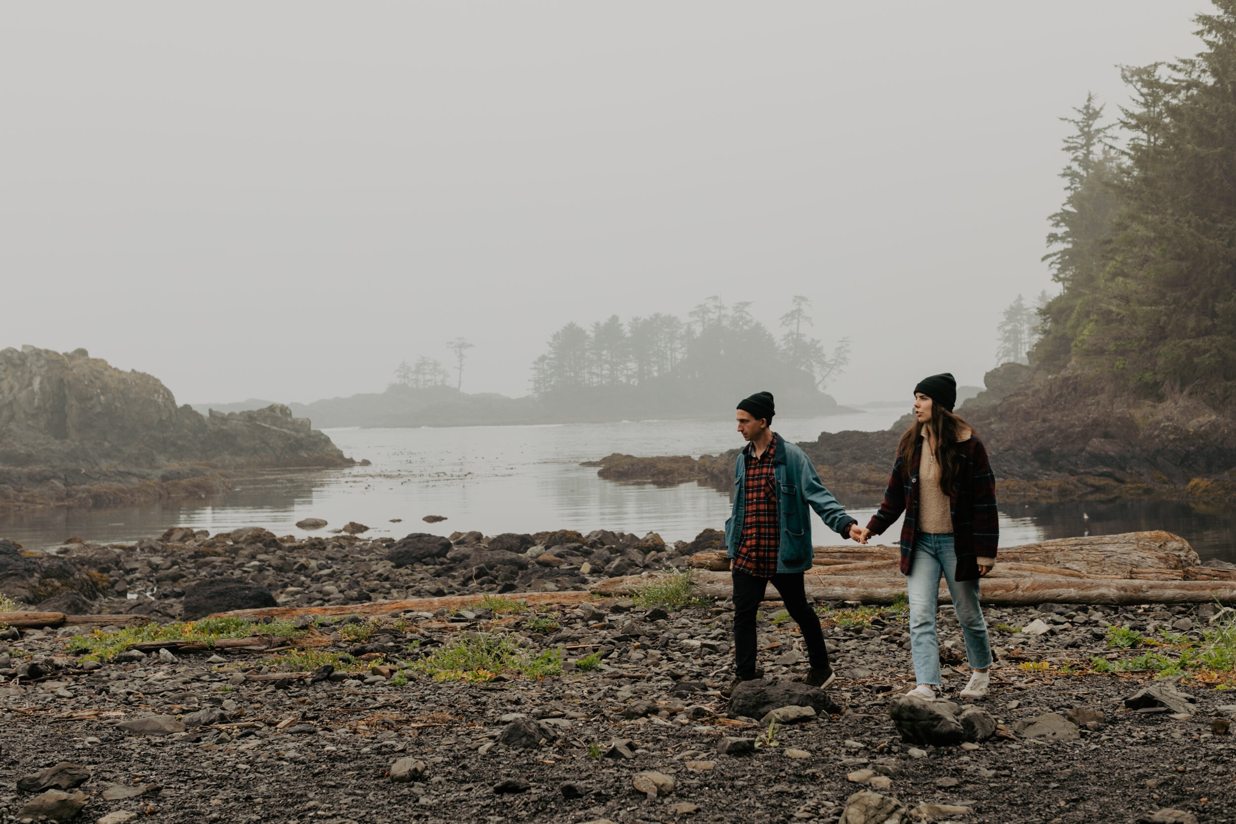 Walking along the Wild Pacific Trail