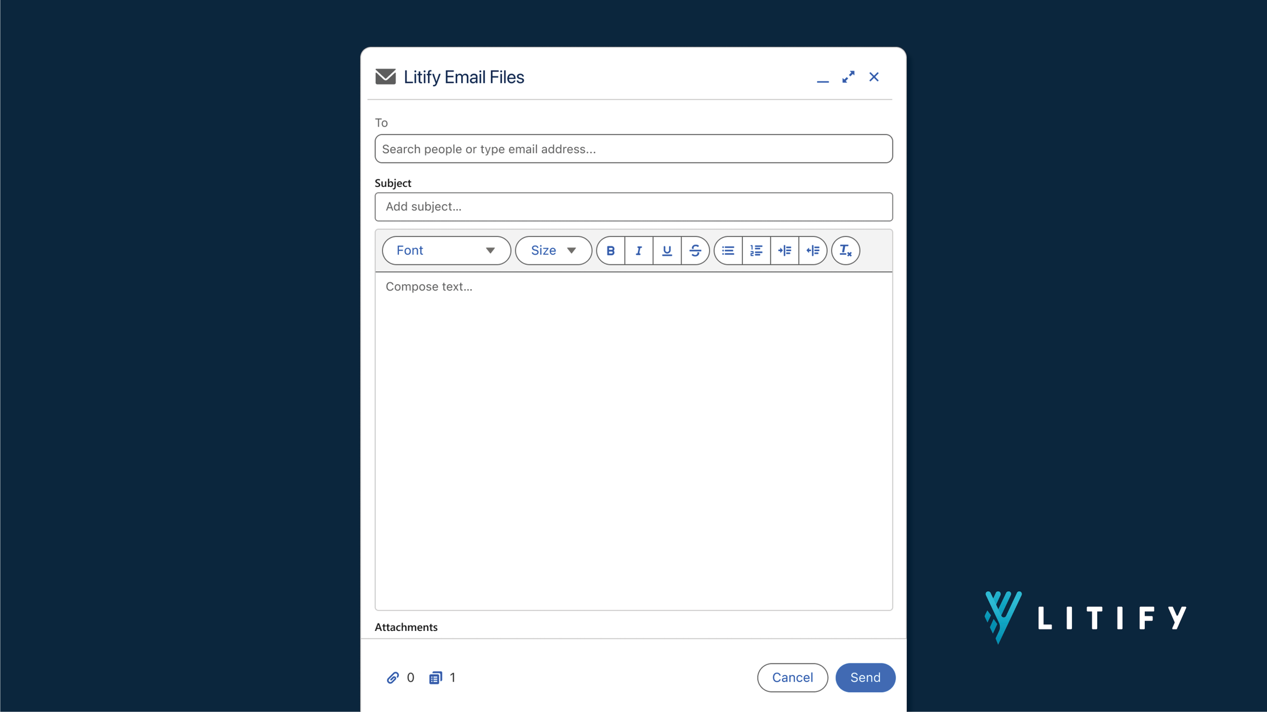 Litify Email Files