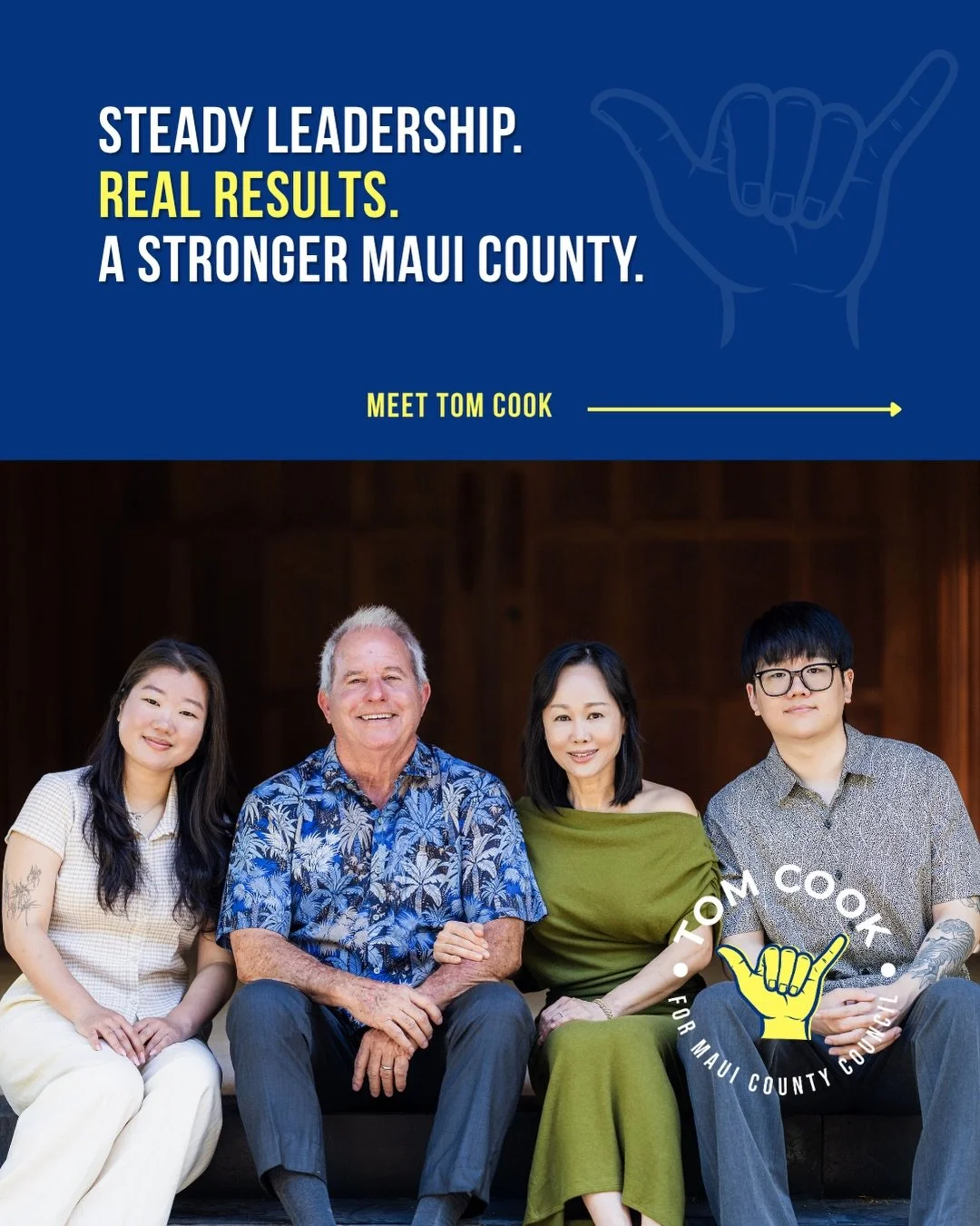 Tom Cook&rsquo;s connection to Maui goes back decades &mdash; raising his family here, working in construction and project management, farming and ranching, serving on community boards, and now representing South Maui on the Maui County Council. With