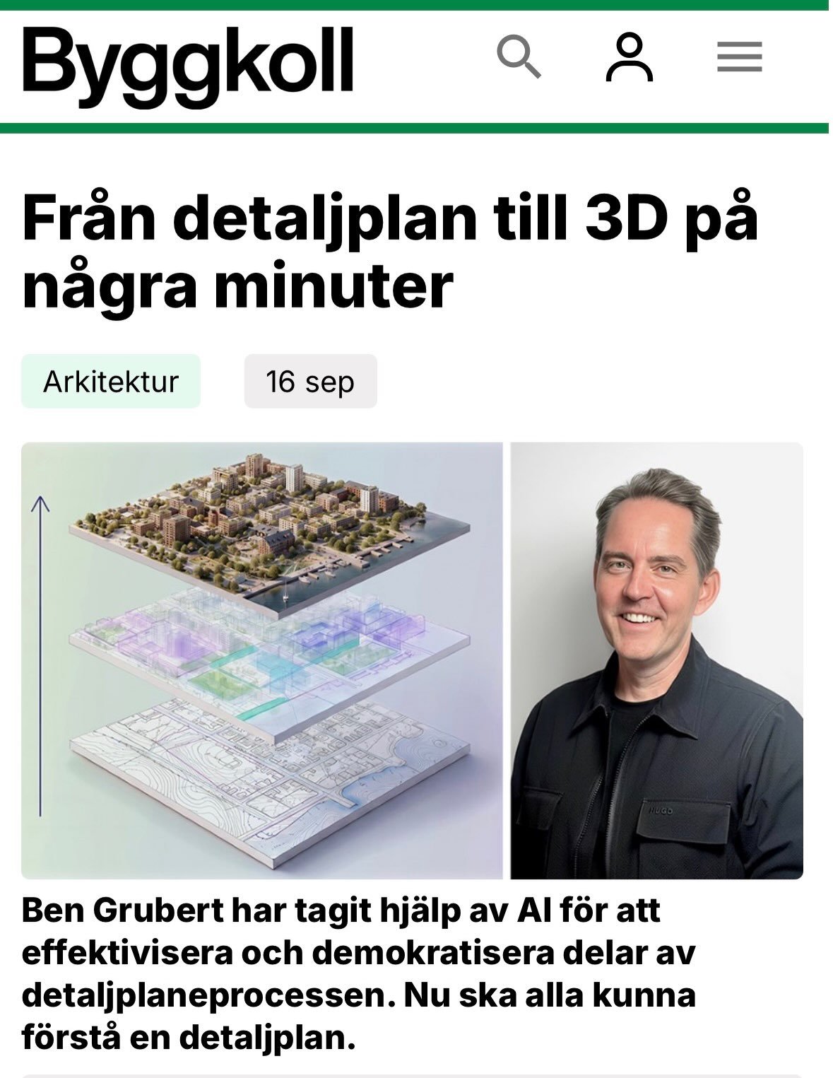 Excited to see SODAREA featured by Byggkoll / Svensk Byggtj&auml;nst! 🚀

It started with a simple question:

Why should it be so difficult to understand what a detailed development plan actually allows you to build?

With SODAREA, we&rsquo;re explor