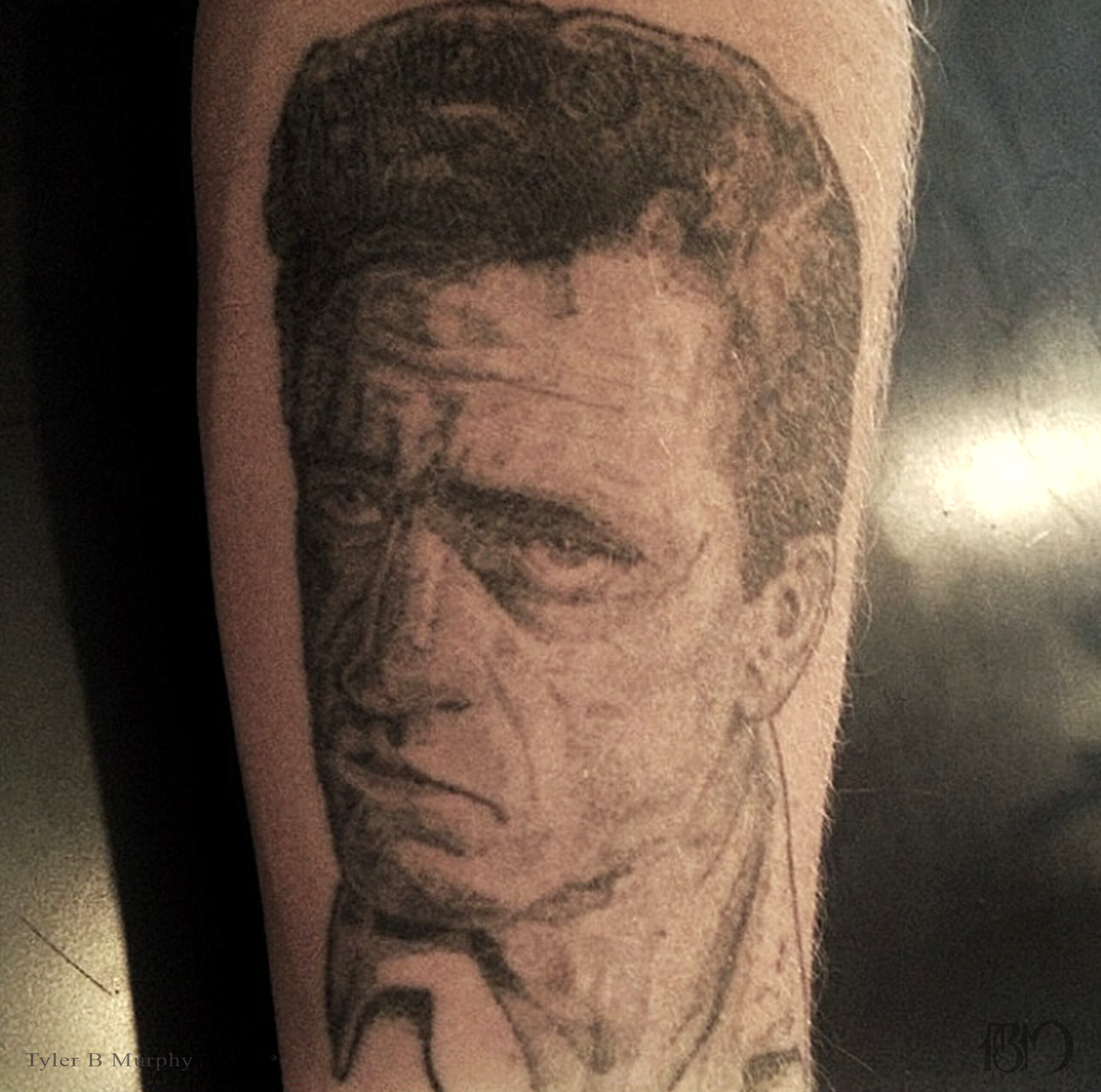7 - Hand-poked portrait of Johnny Cash.jpg