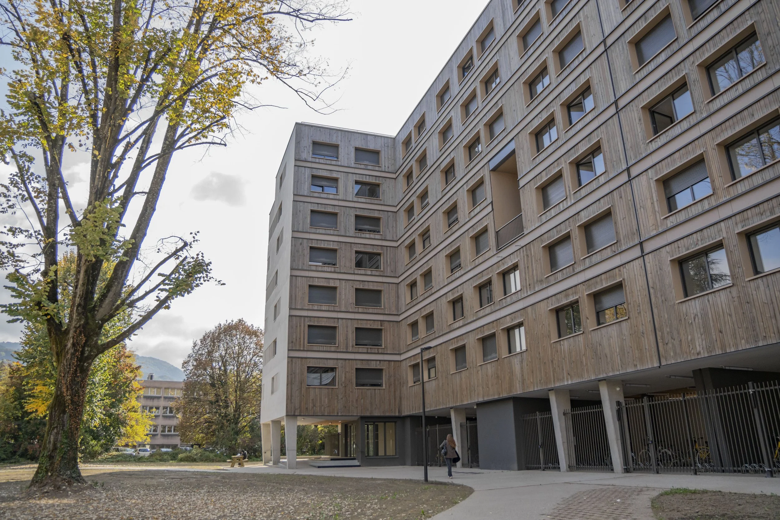 Construction de la résidence étudiante Joséphine Baker (Saint-Martin-d'Hères)