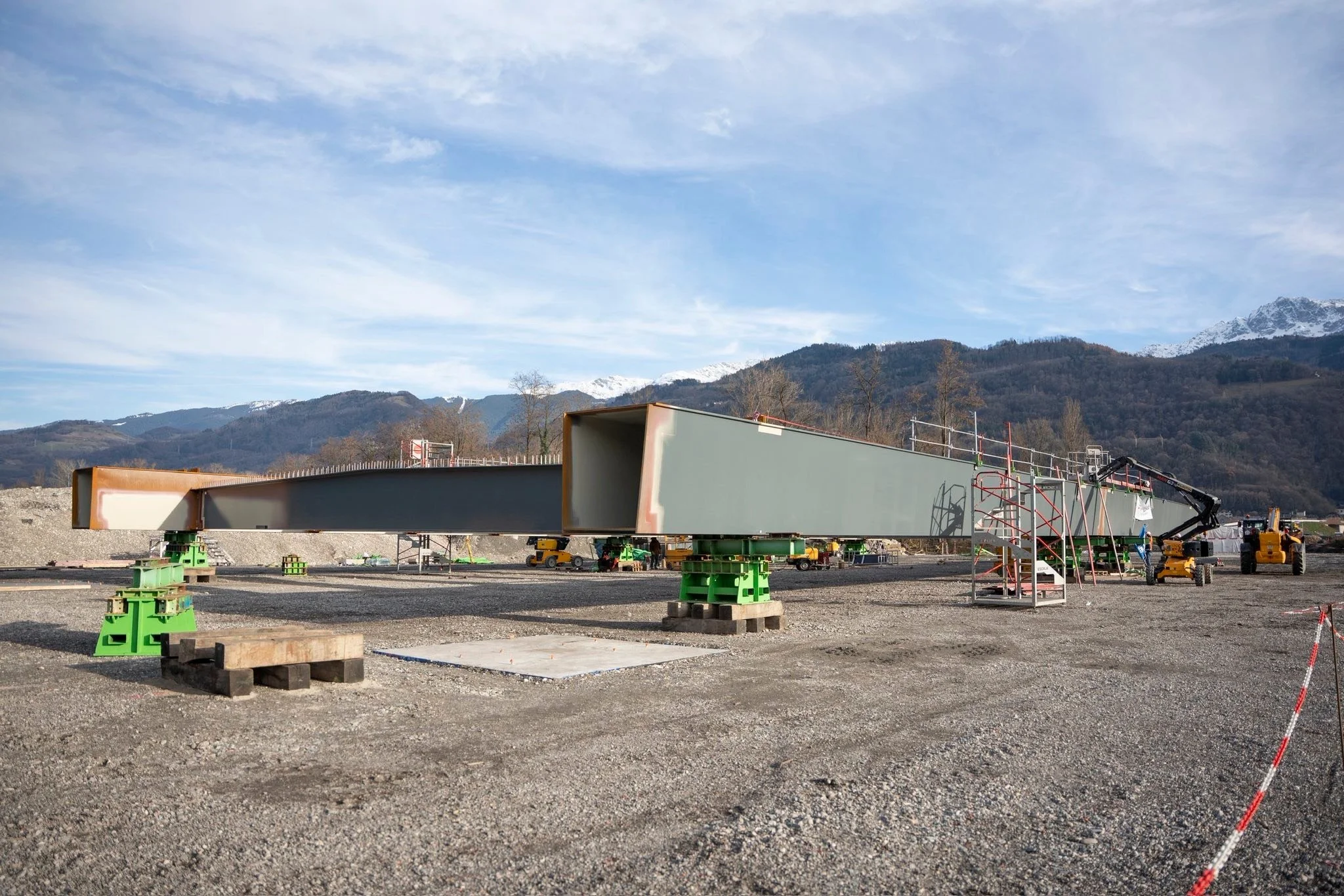 Création du nouveau pont de Brignoud (Villard-Bonnot)