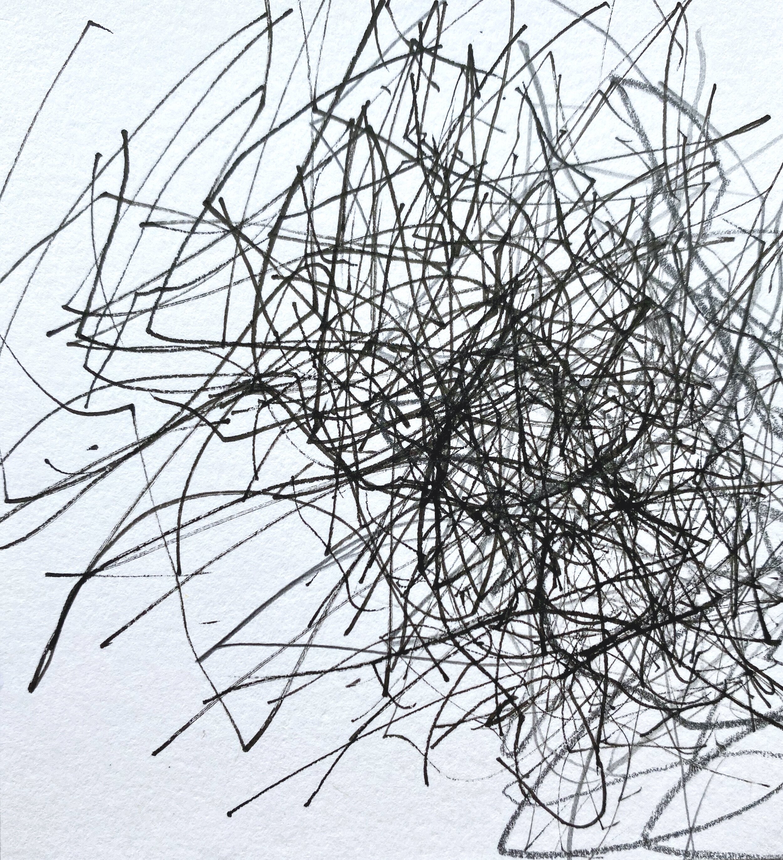Transcription 3: Seven Day Diary, Ink and graphite on paper, 12cm x 12cm