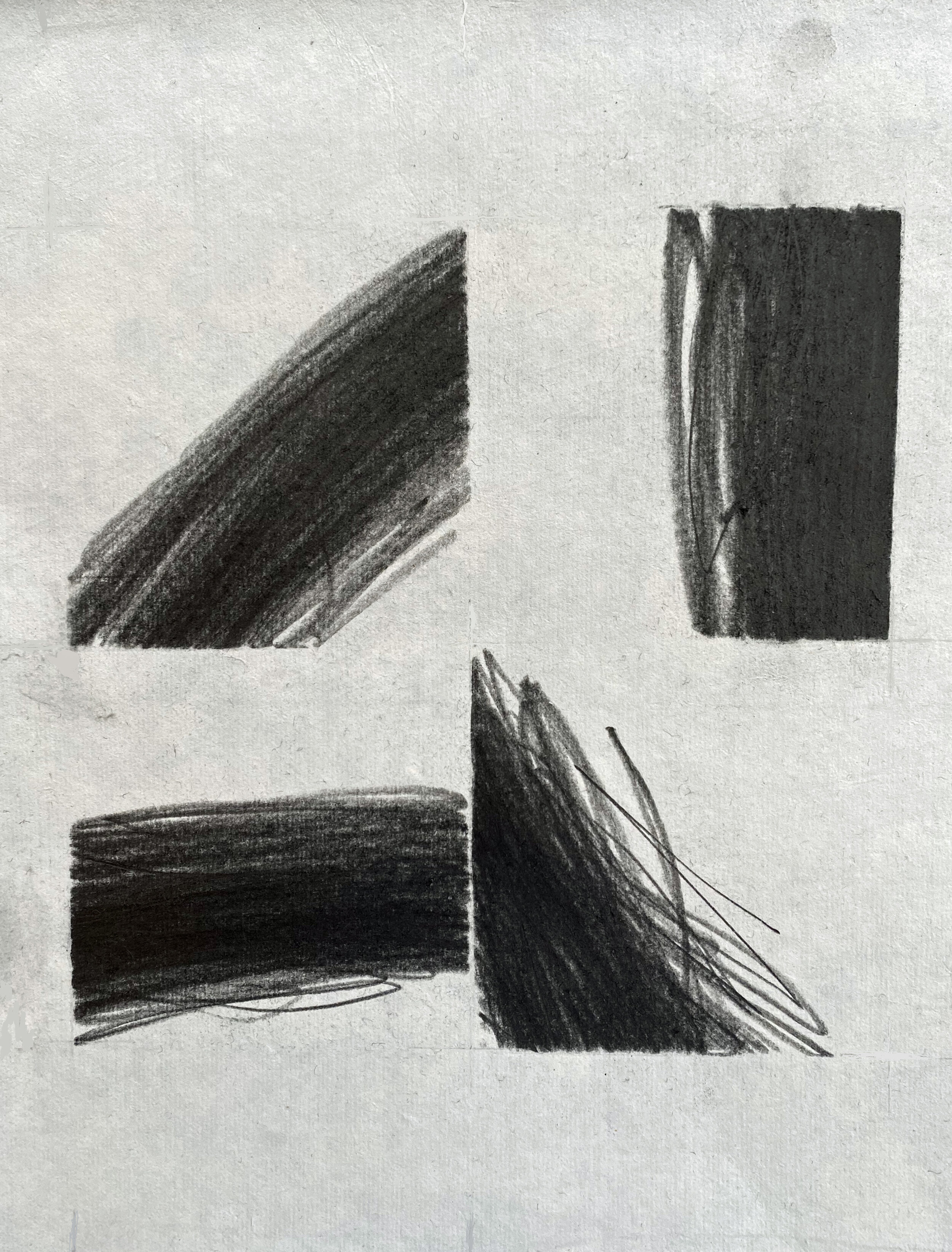 Transcription 3: Blind Drawing, Graphite on paper, 29cm x 42cm