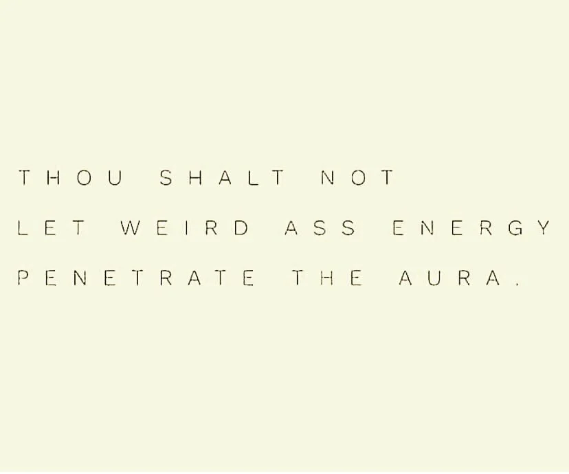 happiest of Fridays. Protect your energy today ➖