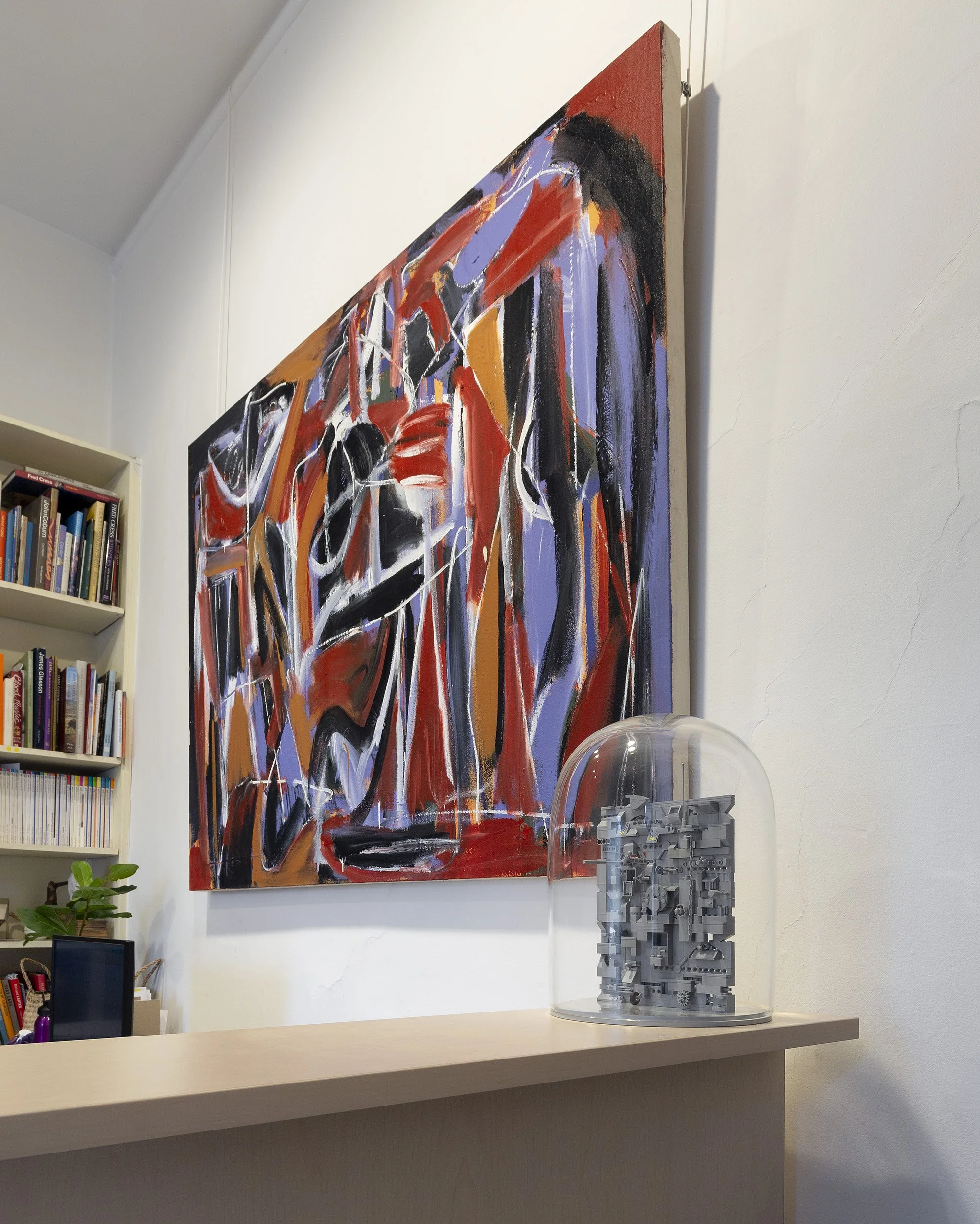 'Lost Tablet Young Phoenix' 2020 with  Dick Watkins 'Barock' 1984