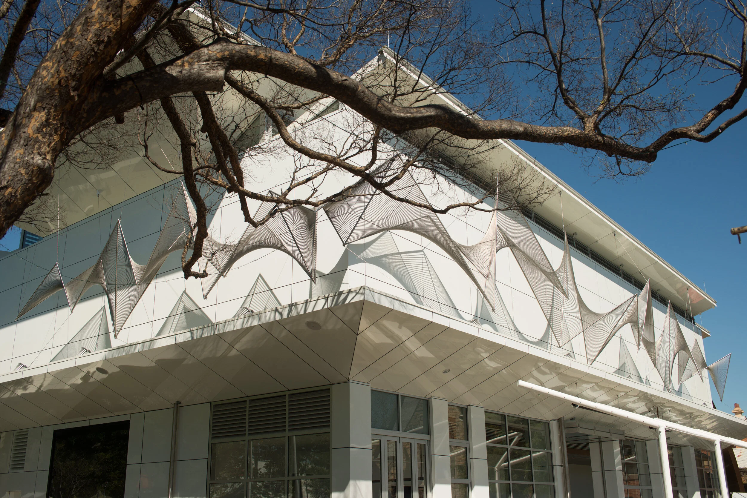 Degrees of Separation, Albury MAMA Gallery Façade - Matthew Harding