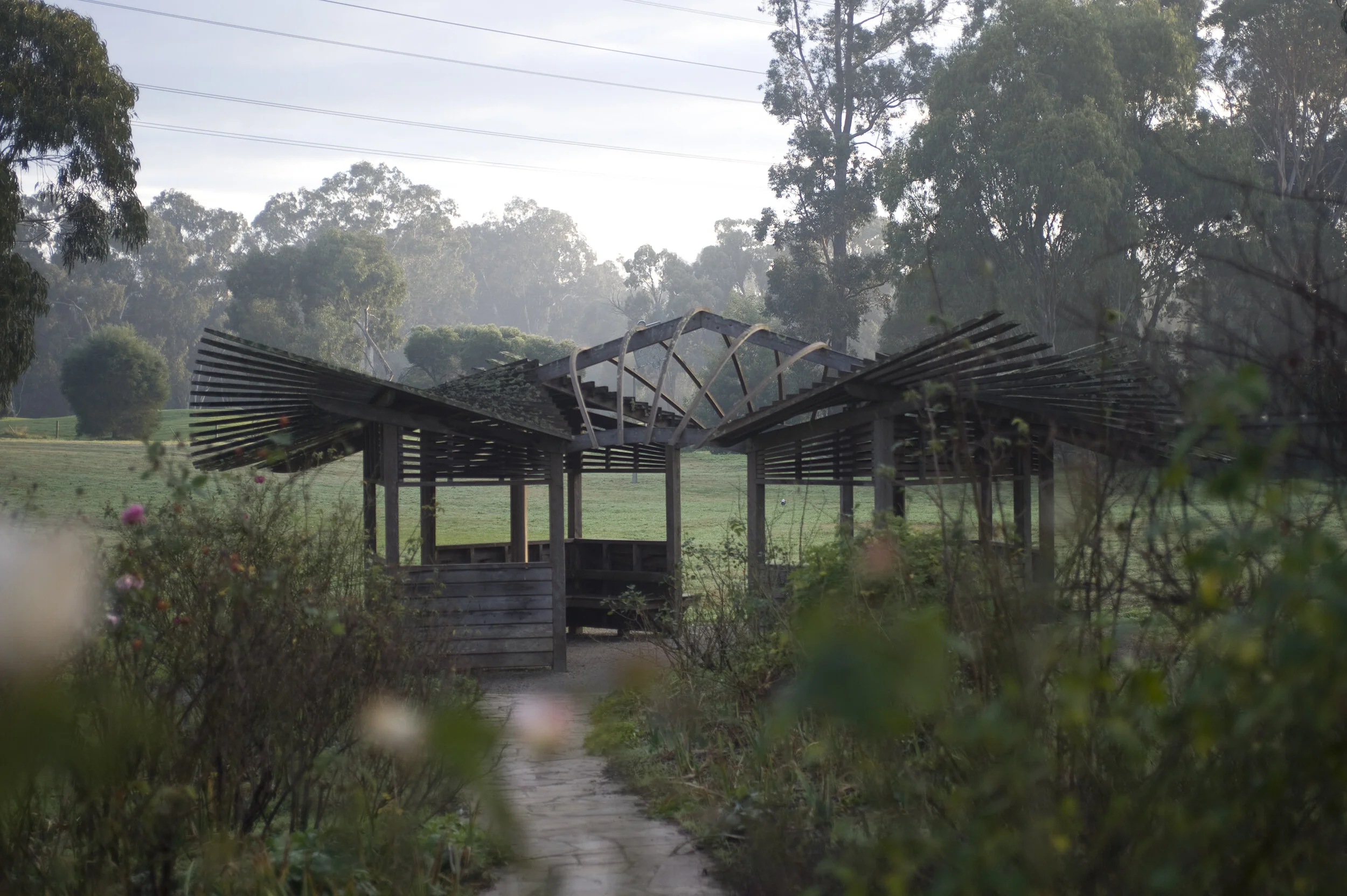 Rose Walk Pavilion, at Heide