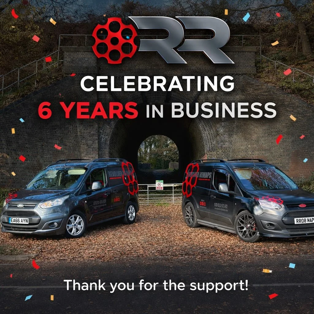 6 Years of Revolver Remaps 🎉

Since 2020, the goal has always been to grow, improve, and provide the best possible service for our customers.

Over the past 6 years we&rsquo;ve continued to expand our range of services while investing in better equi