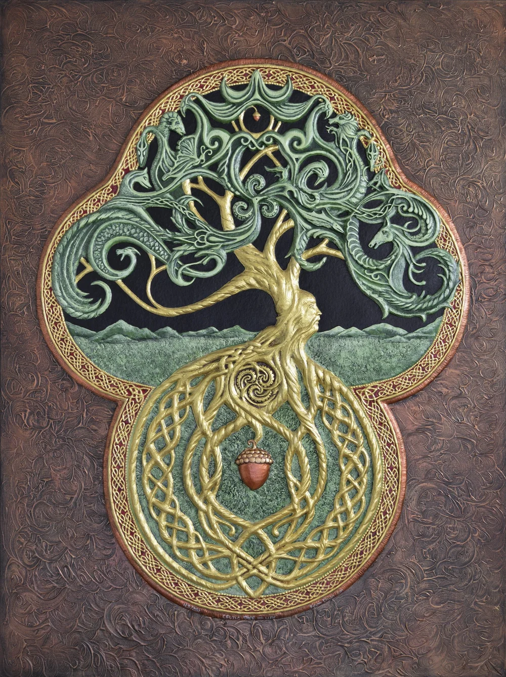 The Celtic Tree of Life- Cast Paper — Kevin Dyer Art