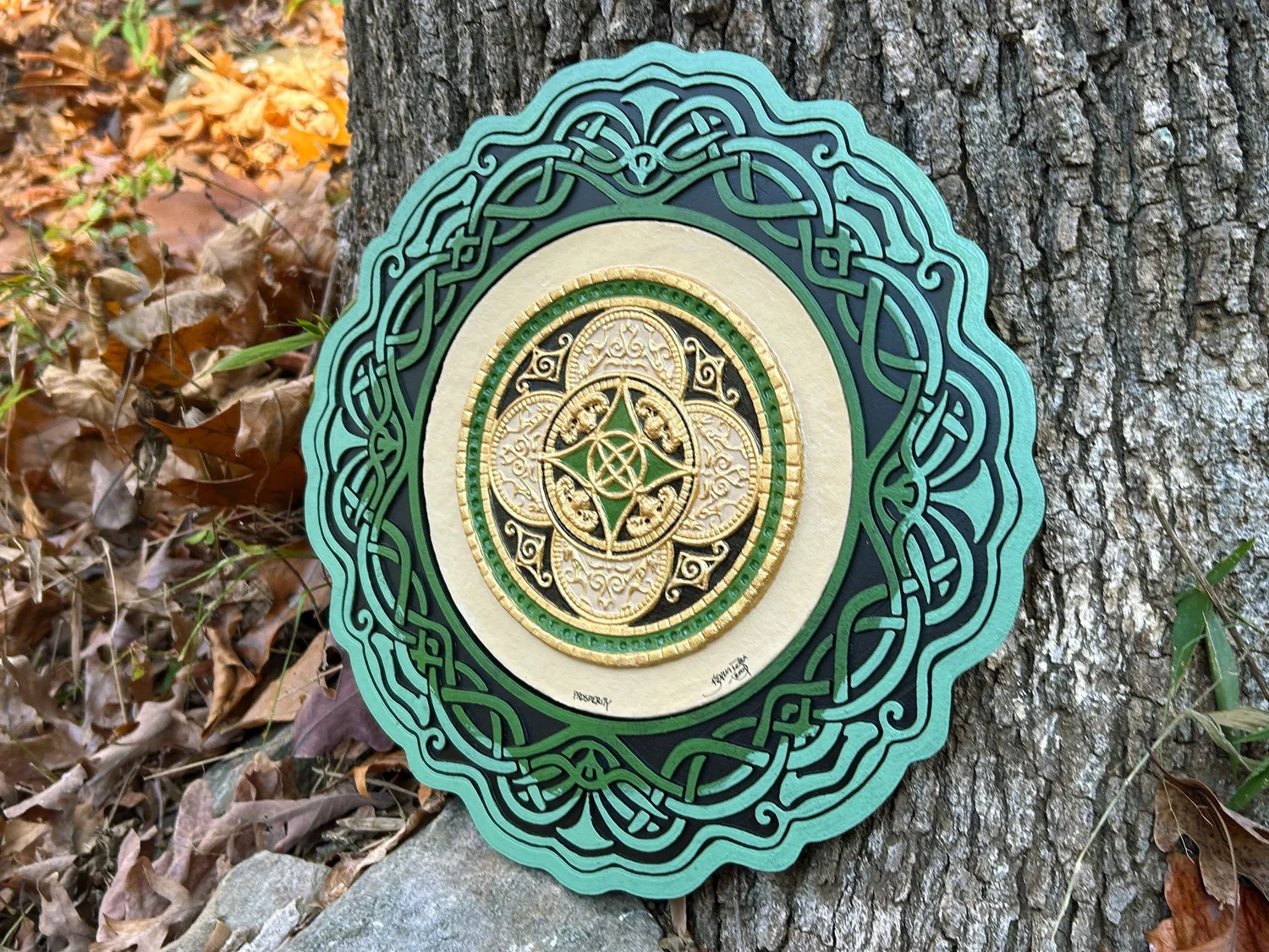 Celtic Ring of Prosperity - Cast Paper — Kevin Dyer Art