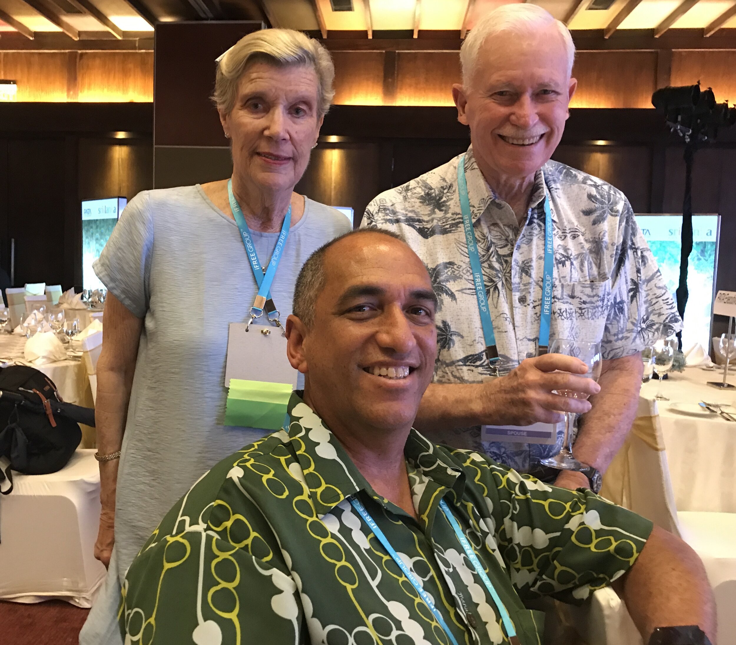 2016 : Gloria Henderson, Hal Henderson and Kamika Smith at PATA Annual Summit in Chiang Mai, Thailand
