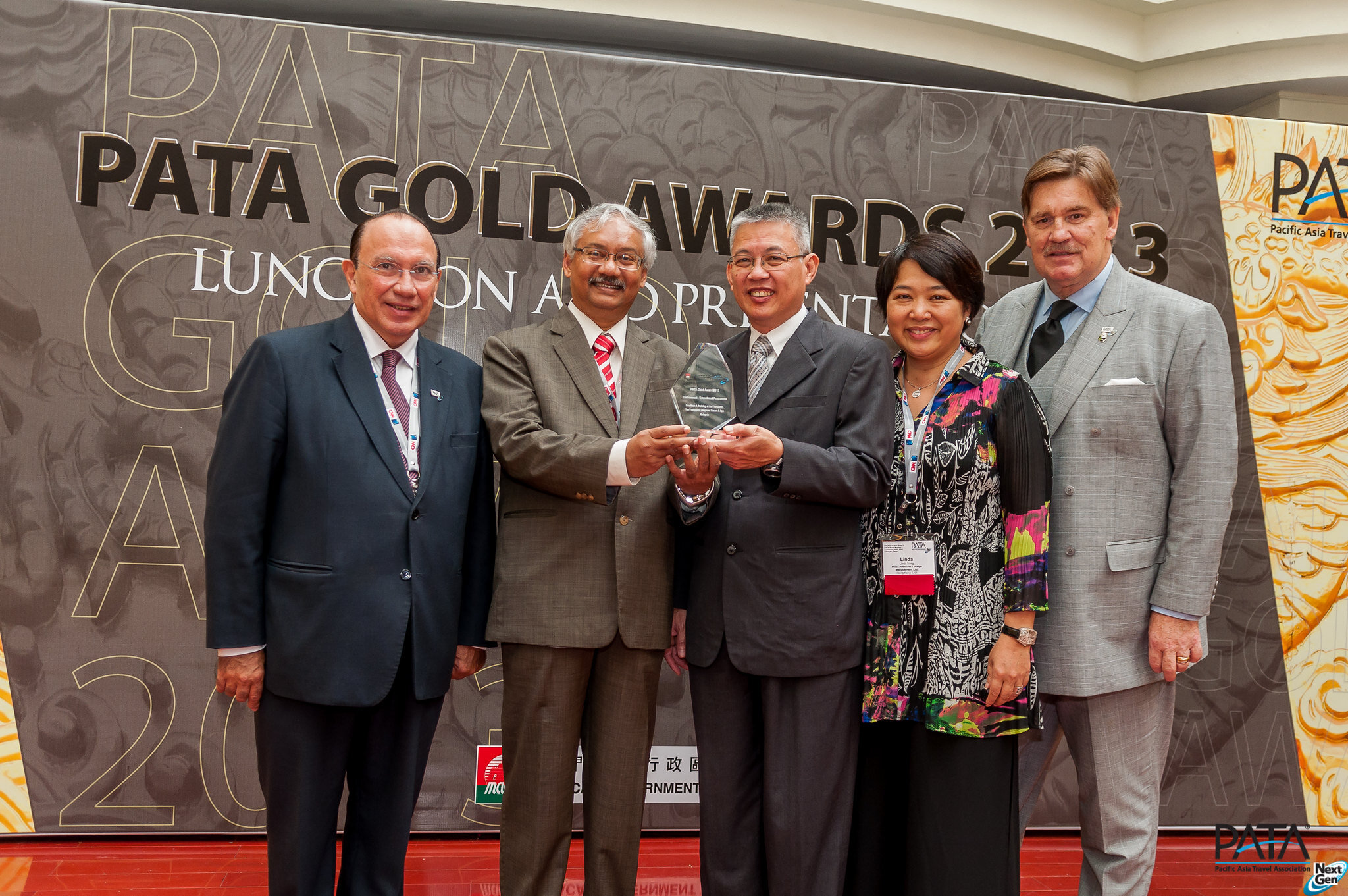2013: PATA Gold Awards in Shanghai, China