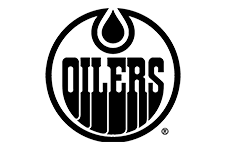 Official Edmonton Oilers logo representing the NHL team with an oil drop emblem and wordmark.