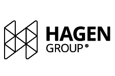 Hagen Pet Food logo representing a Canadian pet nutrition company producing food for dogs and cats.