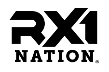 RX1 Nation logo representing a fitness and obstacle course racing brand and event series.