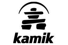 Kamik logo representing the Canadian footwear brand known for winter boots and outdoor footwear.