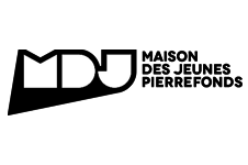 Maison des Jeunes Pierrefonds logo featuring the organization name for a youth community centre in Pierrefonds, Montreal.